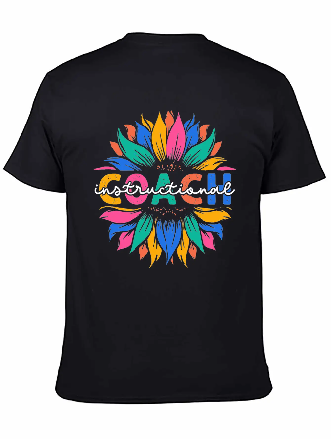 Sunflower Instructional Coach Unisex Casual T-Shirt – Clean Design For Daily Comfort