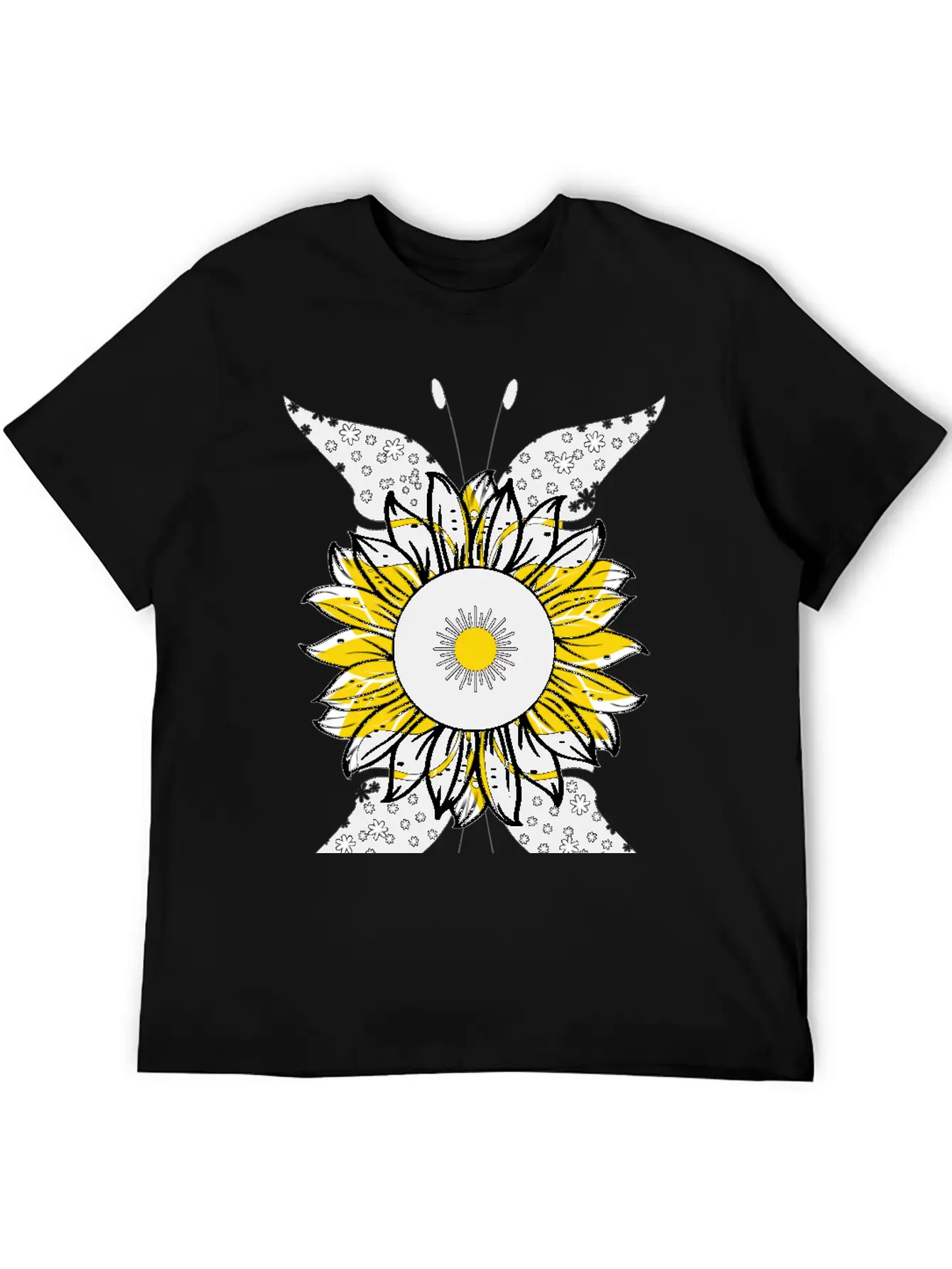 Sunflower Lovers Gift Stylish Everyday T-Shirt – Unisex Basic Cotton Tee
