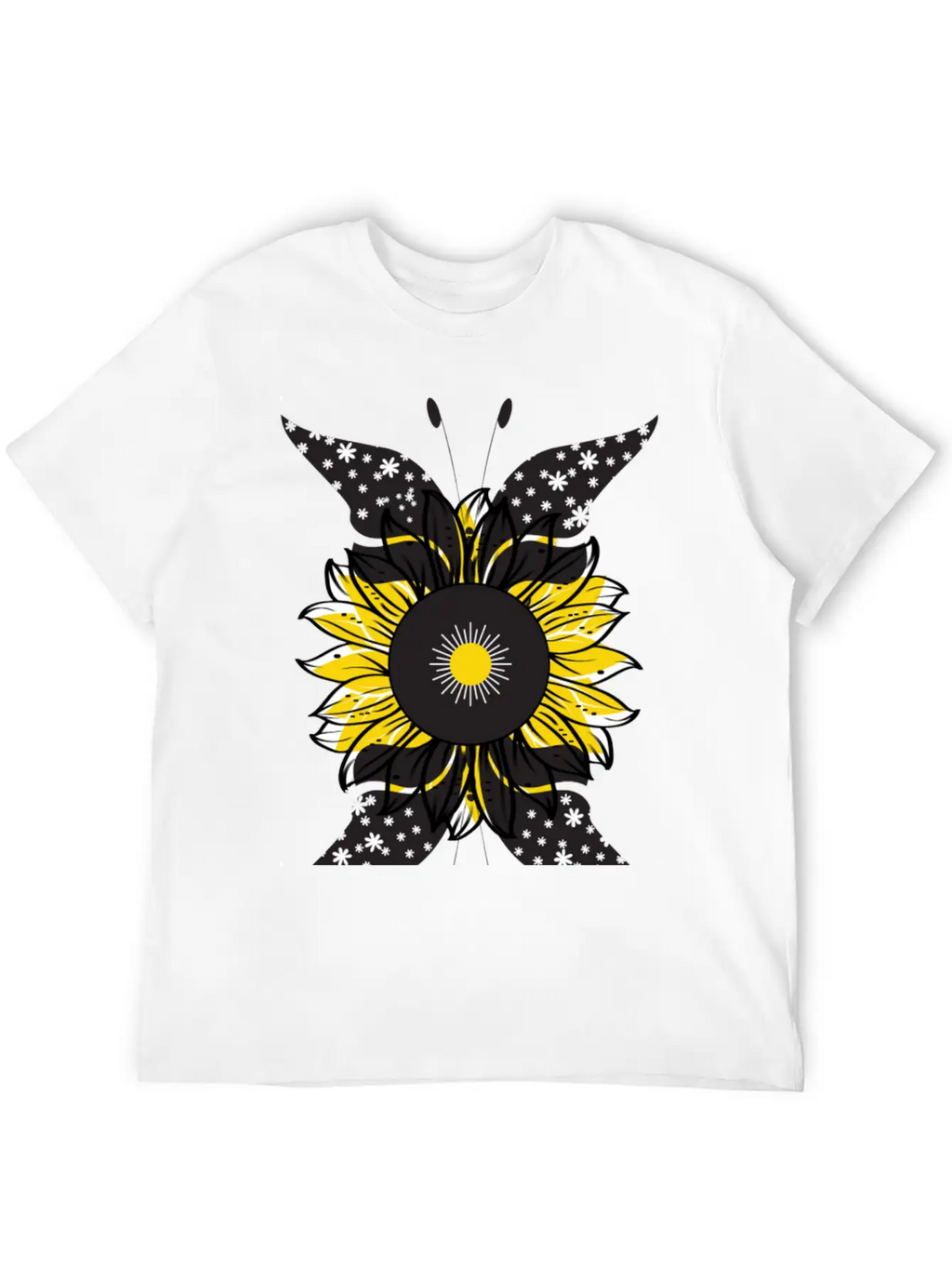 Sunflower Lovers Gift Stylish Everyday T-Shirt – Unisex Basic Cotton Tee