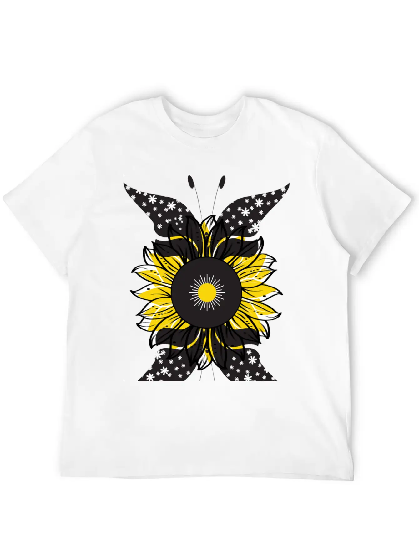 Sunflower Lovers Gift Stylish Everyday T-Shirt – Unisex Basic Cotton Tee