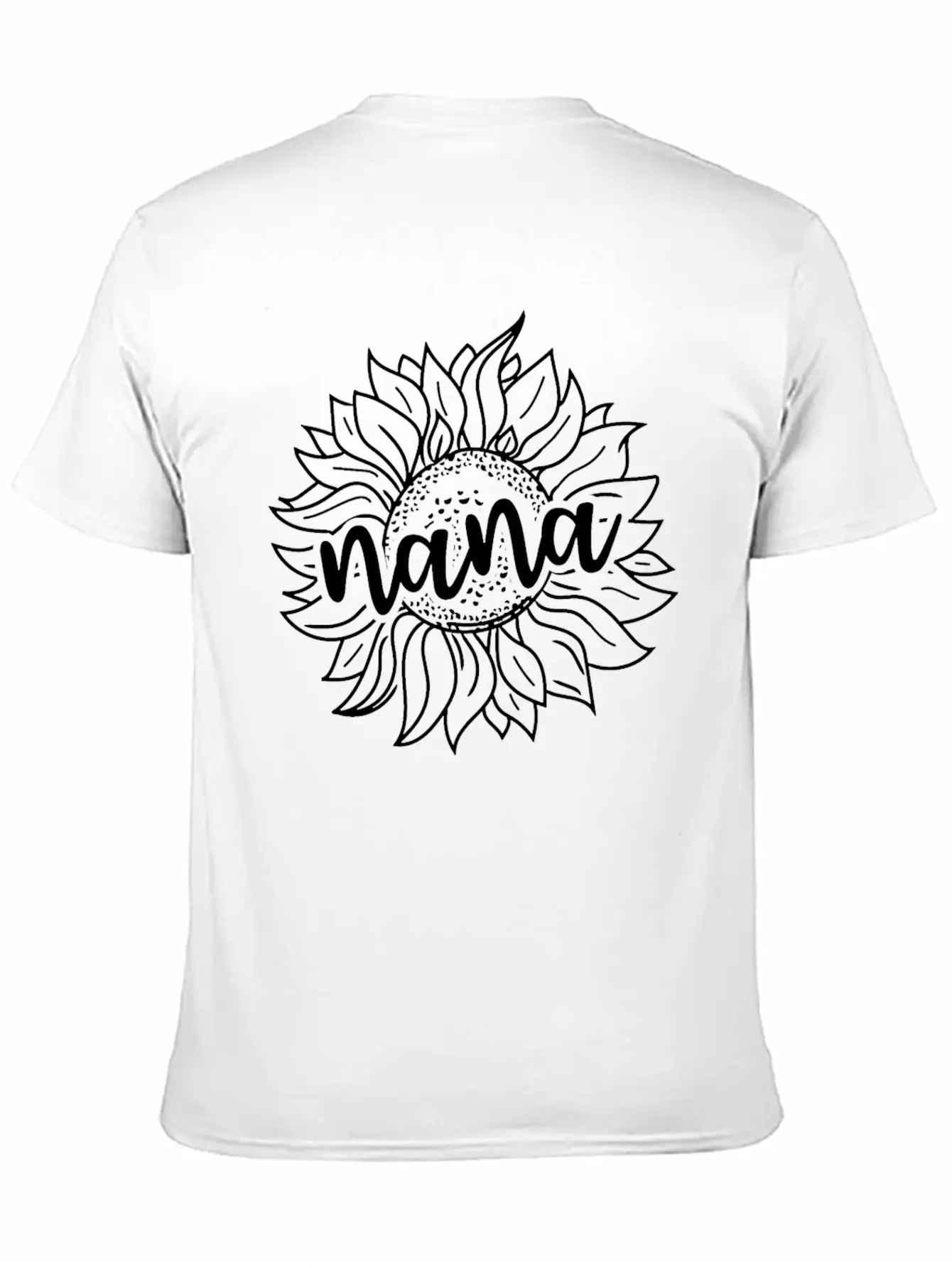 Sunflower Nana Stylish Everyday T-Shirt – Unisex Basic Cotton Tee