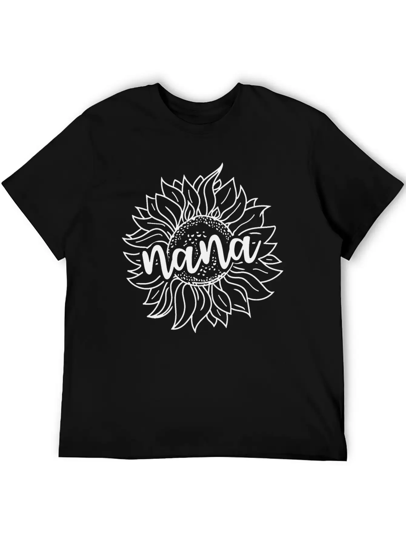 Sunflower Nana Stylish Everyday T-Shirt – Unisex Basic Cotton Tee