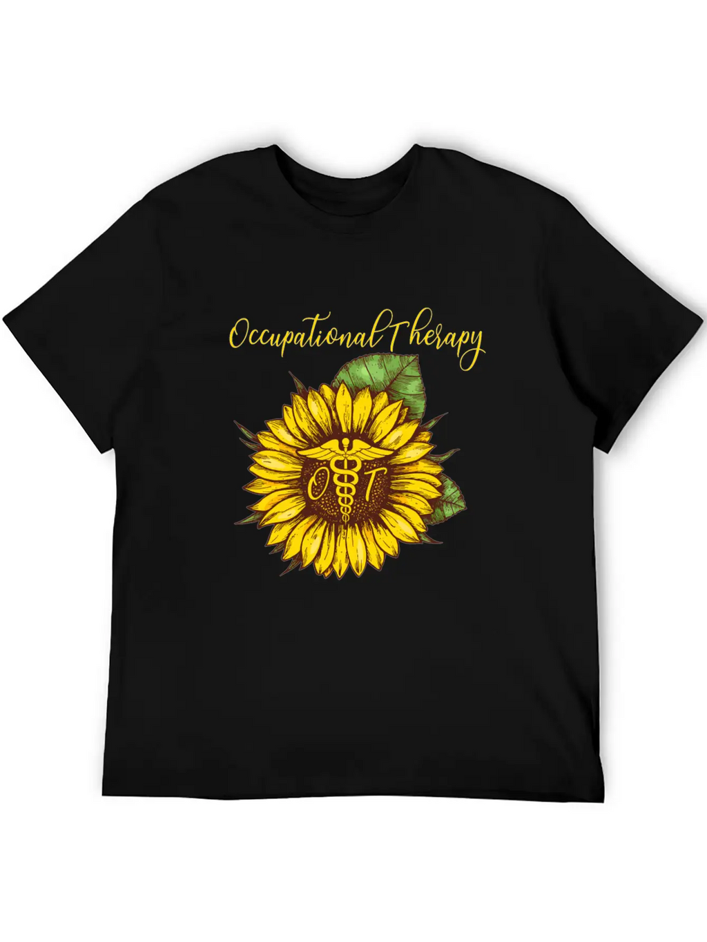 Sunflower Occupational Therapy OT For Women Classic Fit Graphic Tee For Daily Comfort – Unisex Cotton Shirt