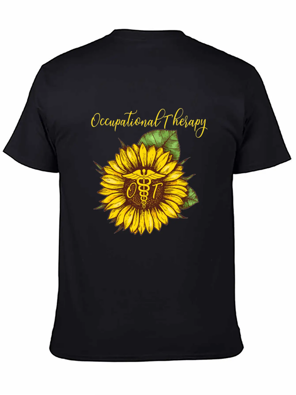 Sunflower Occupational Therapy OT For Women Classic Fit Graphic Tee For Daily Comfort – Unisex Cotton Shirt