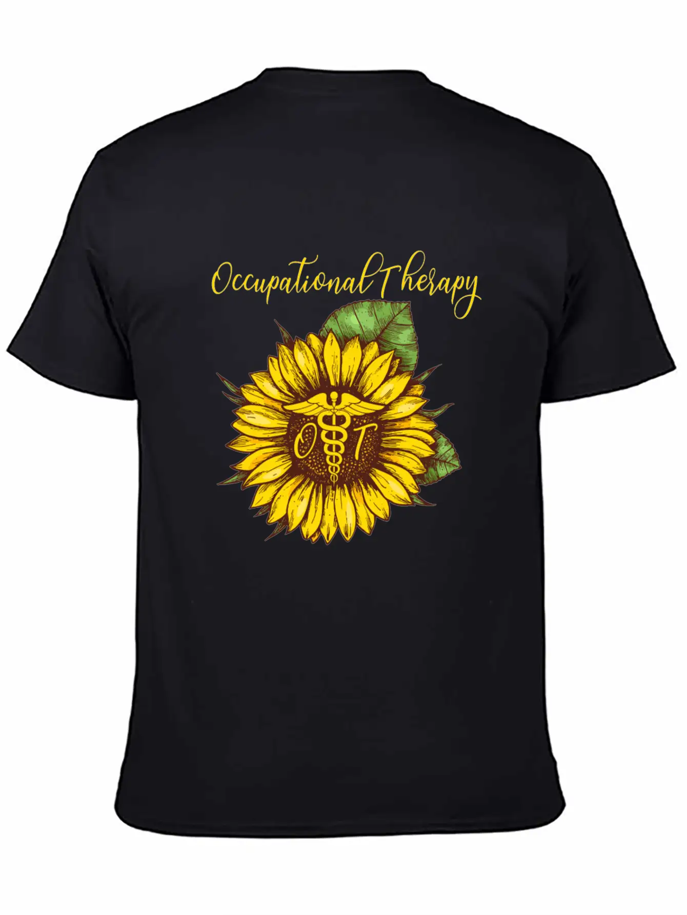 Sunflower Occupational Therapy OT For Women Classic Fit Graphic Tee For Daily Comfort – Unisex Cotton Shirt