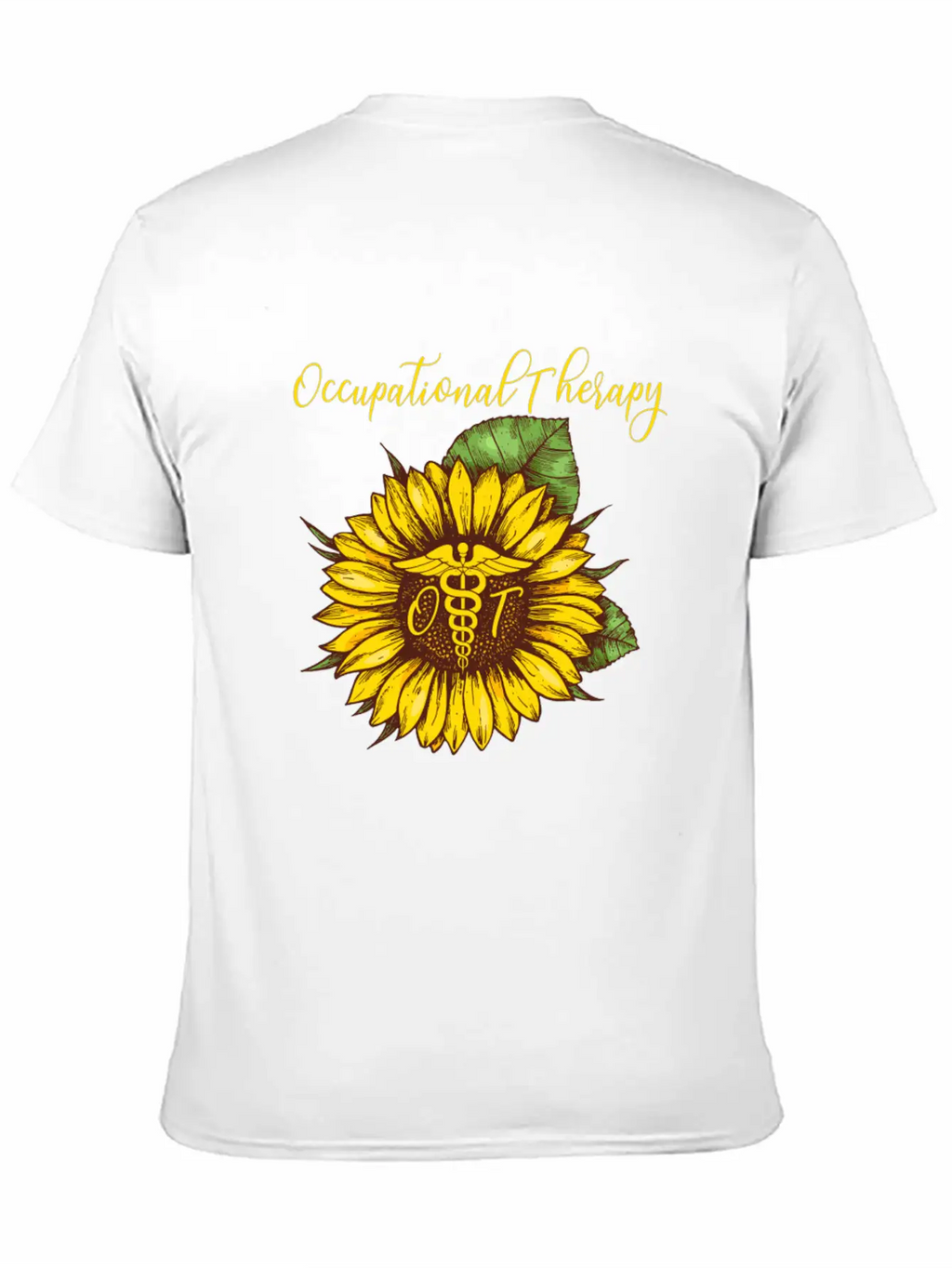 Sunflower Occupational Therapy OT For Women Classic Fit Graphic Tee For Daily Comfort – Unisex Cotton Shirt
