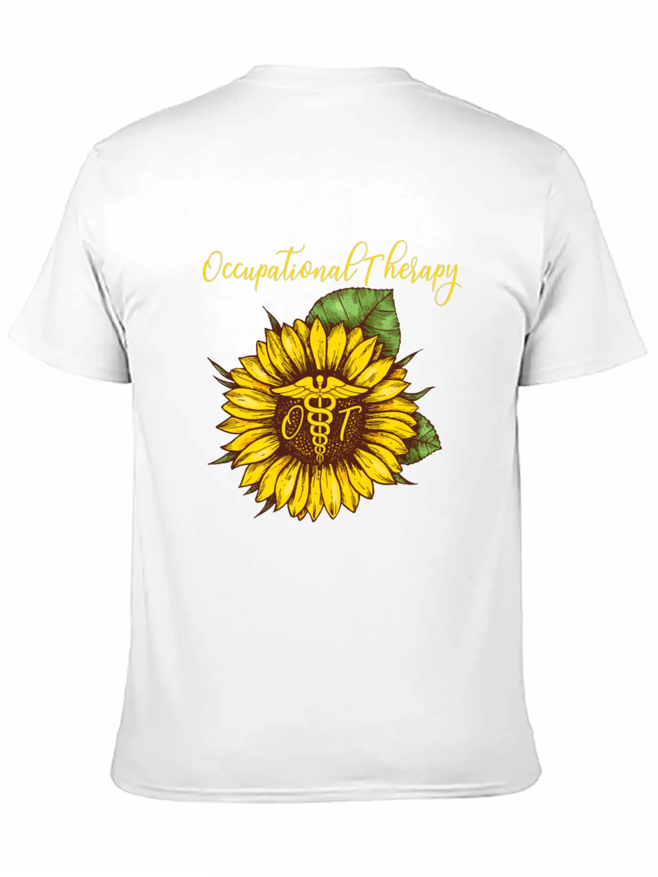 Sunflower Occupational Therapy OT For Women Classic Fit Graphic Tee For Daily Comfort – Unisex Cotton Shirt