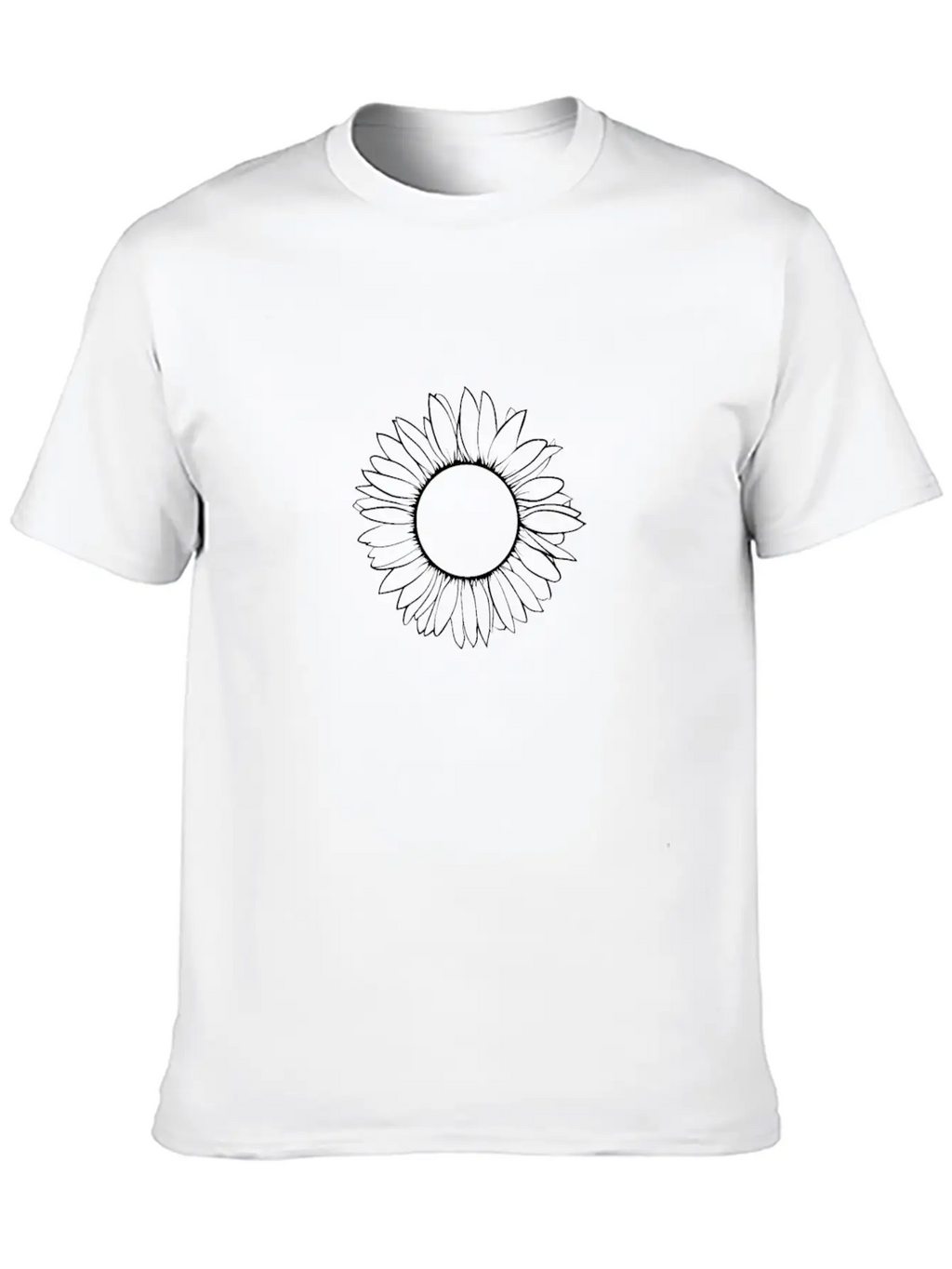 Sunflower Simple - Flower For Nature Lovers Classic Fit Graphic Tee For Daily Comfort – Unisex Cotton Shirt