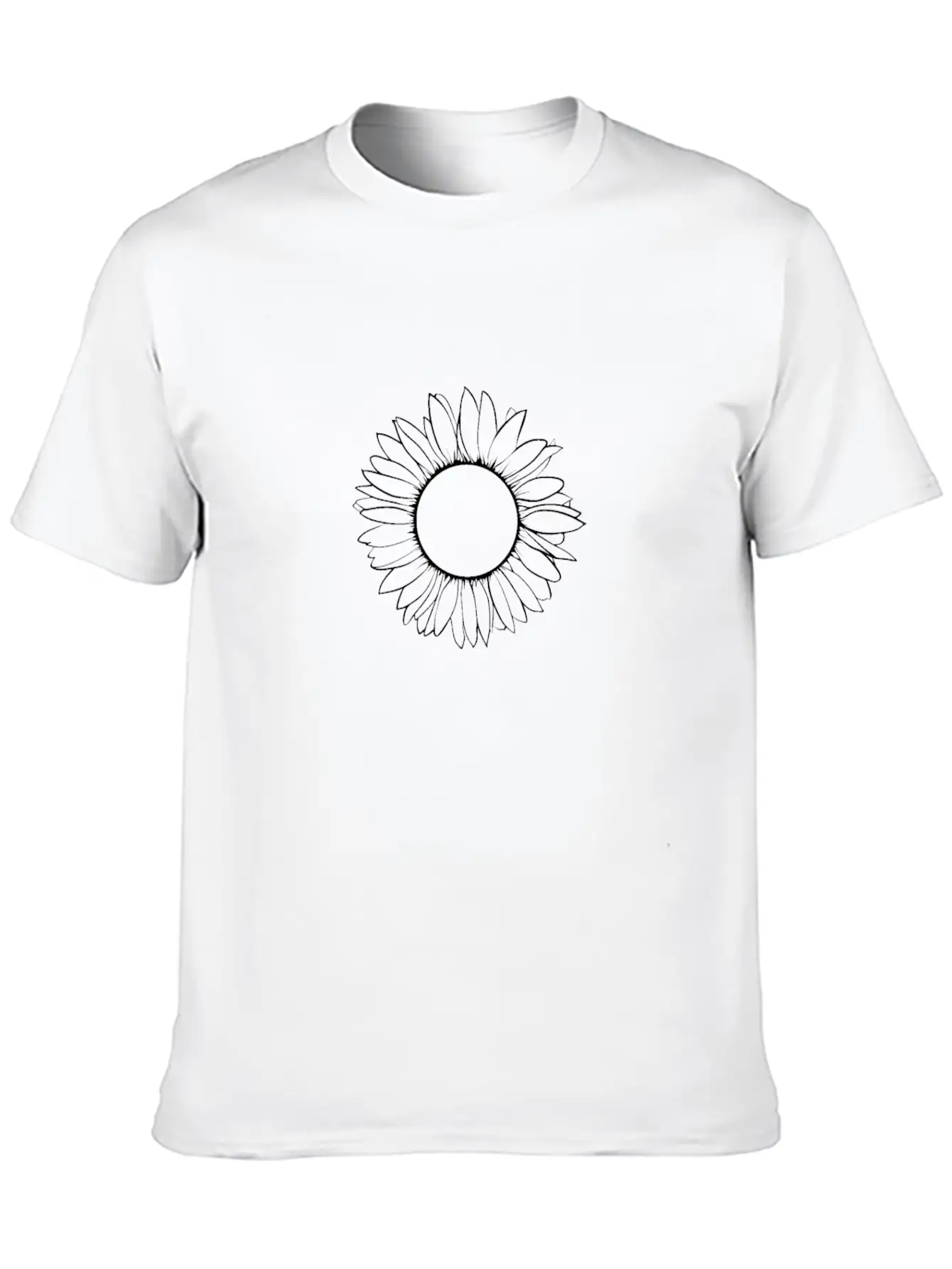 Sunflower Simple - Flower For Nature Lovers Classic Fit Graphic Tee For Daily Comfort – Unisex Cotton Shirt