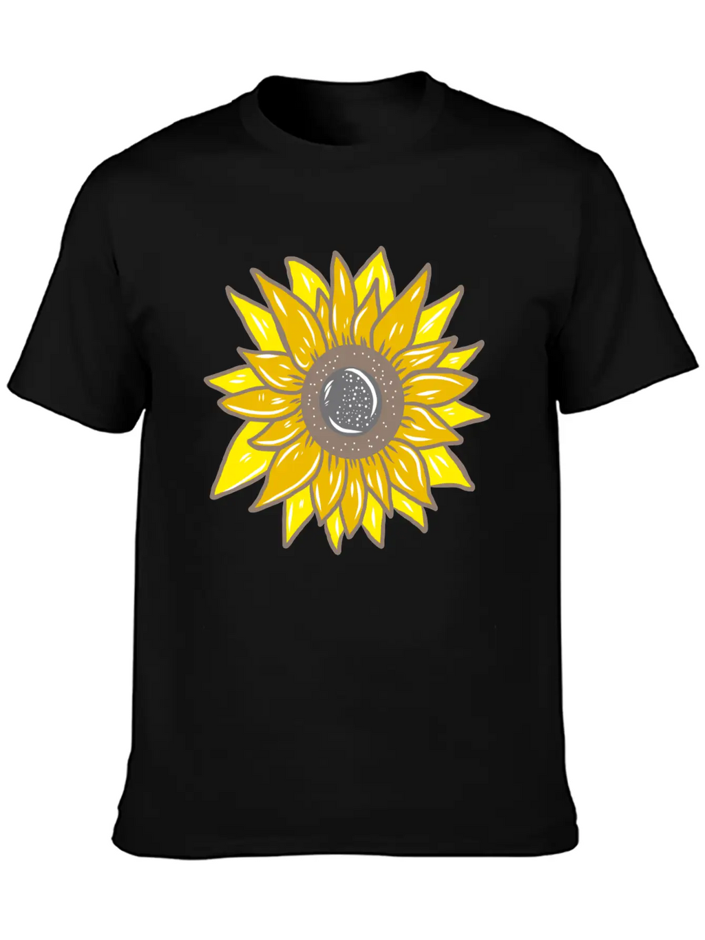 Sunflower Unisex Casual T-Shirt – Clean Design For Daily Comfort