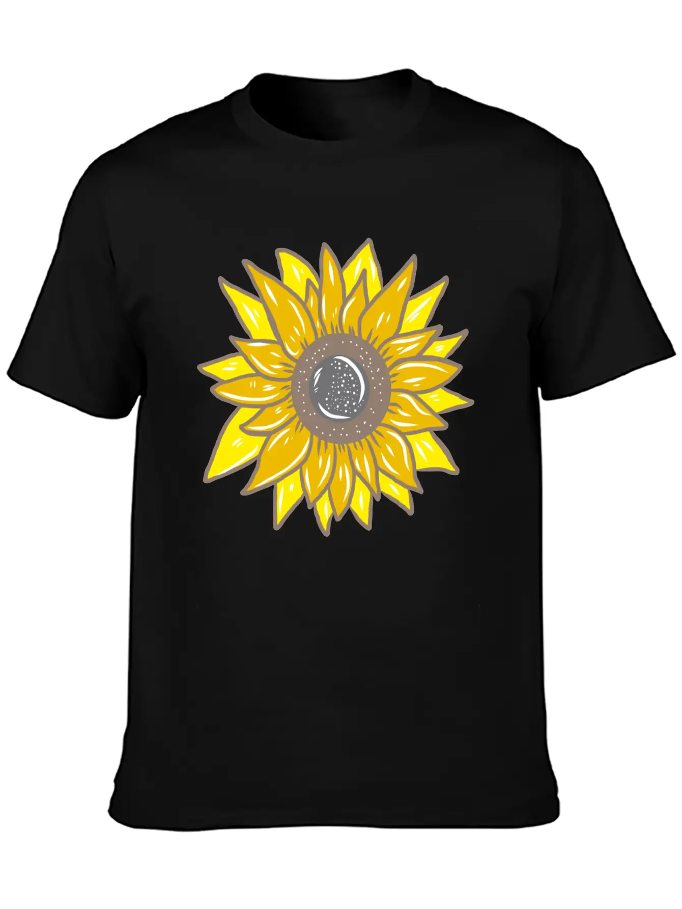 Sunflower Unisex Casual T-Shirt – Clean Design For Daily Comfort