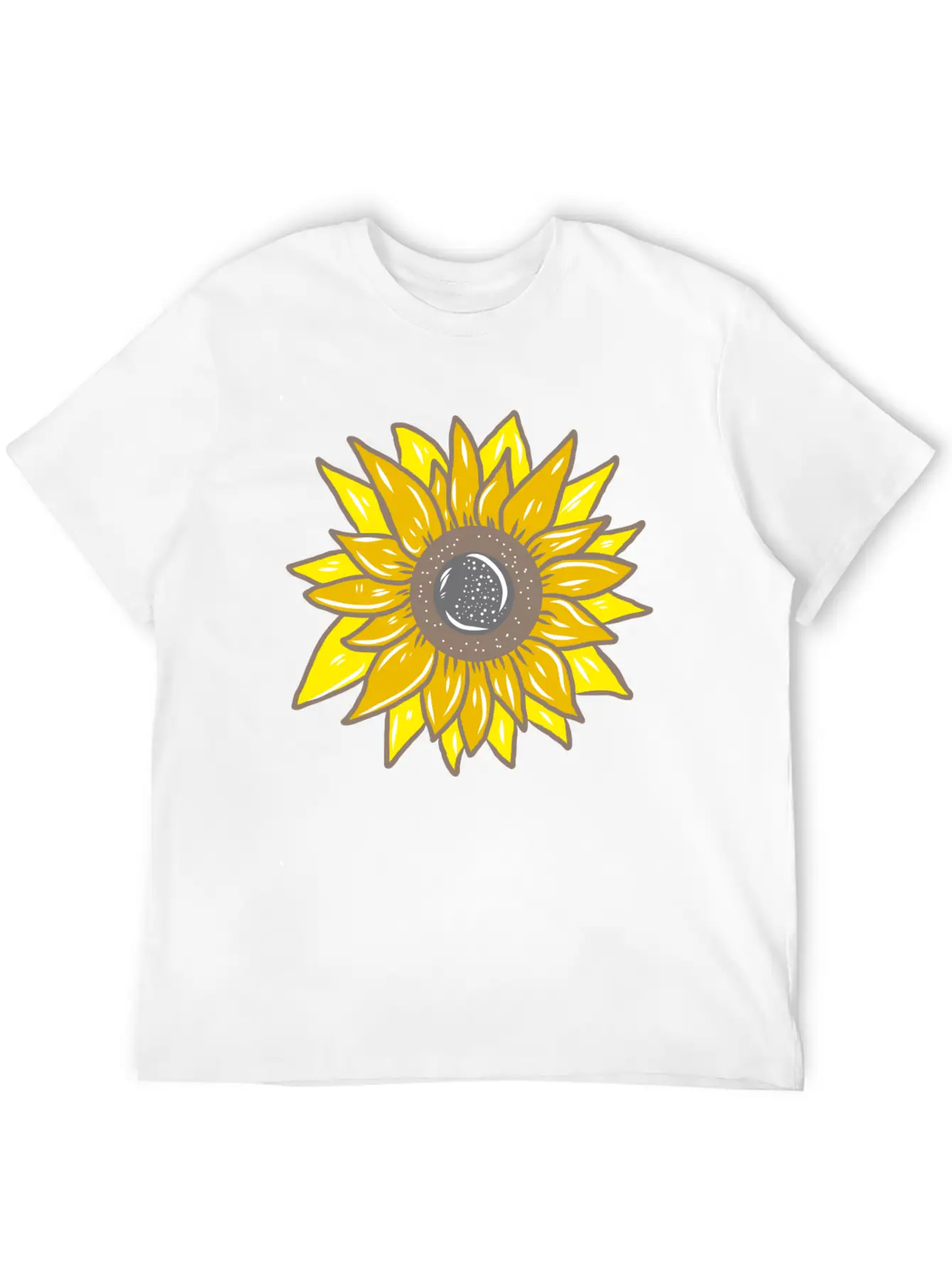 Sunflower Unisex Casual T-Shirt – Clean Design For Daily Comfort
