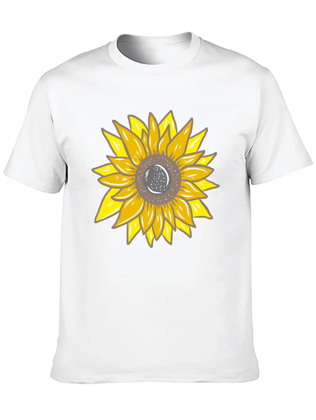 Sunflower Unisex Casual T-Shirt – Clean Design For Daily Comfort