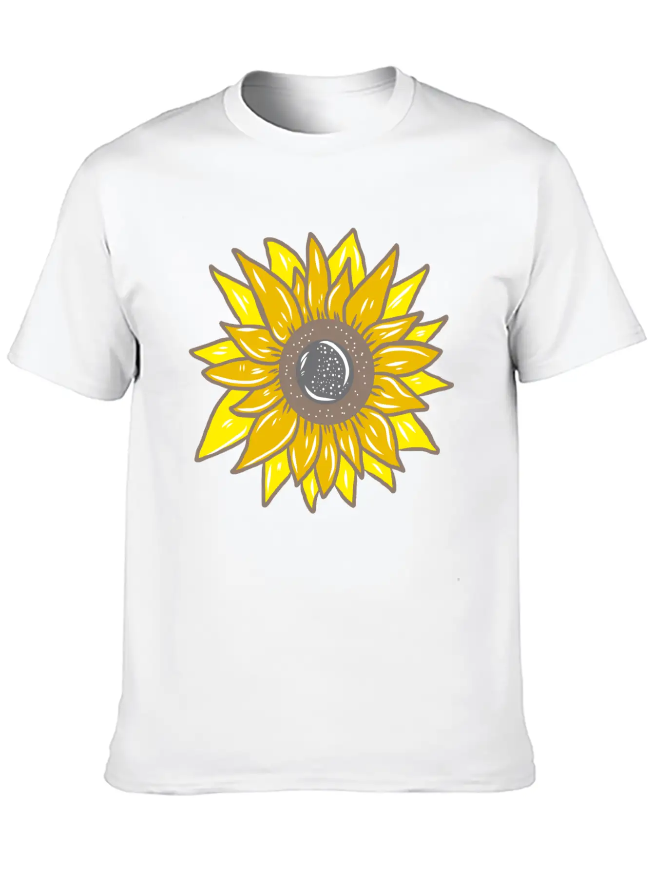 Sunflower Unisex Casual T-Shirt – Clean Design For Daily Comfort