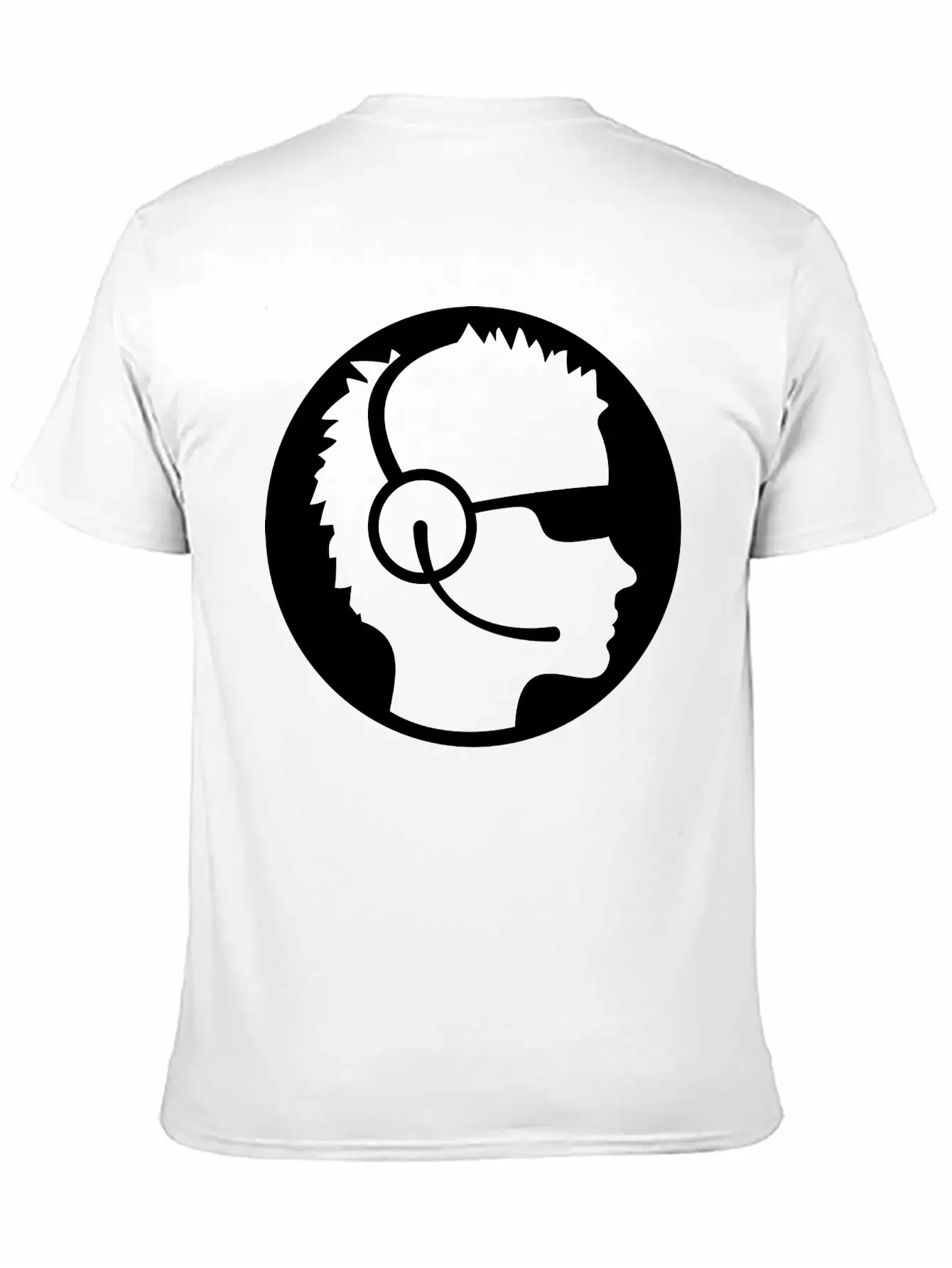 Sunglasses Cool Button Stamp Round Circle Sticker Unisex Casual T-Shirt – Clean Design For Daily Comfort