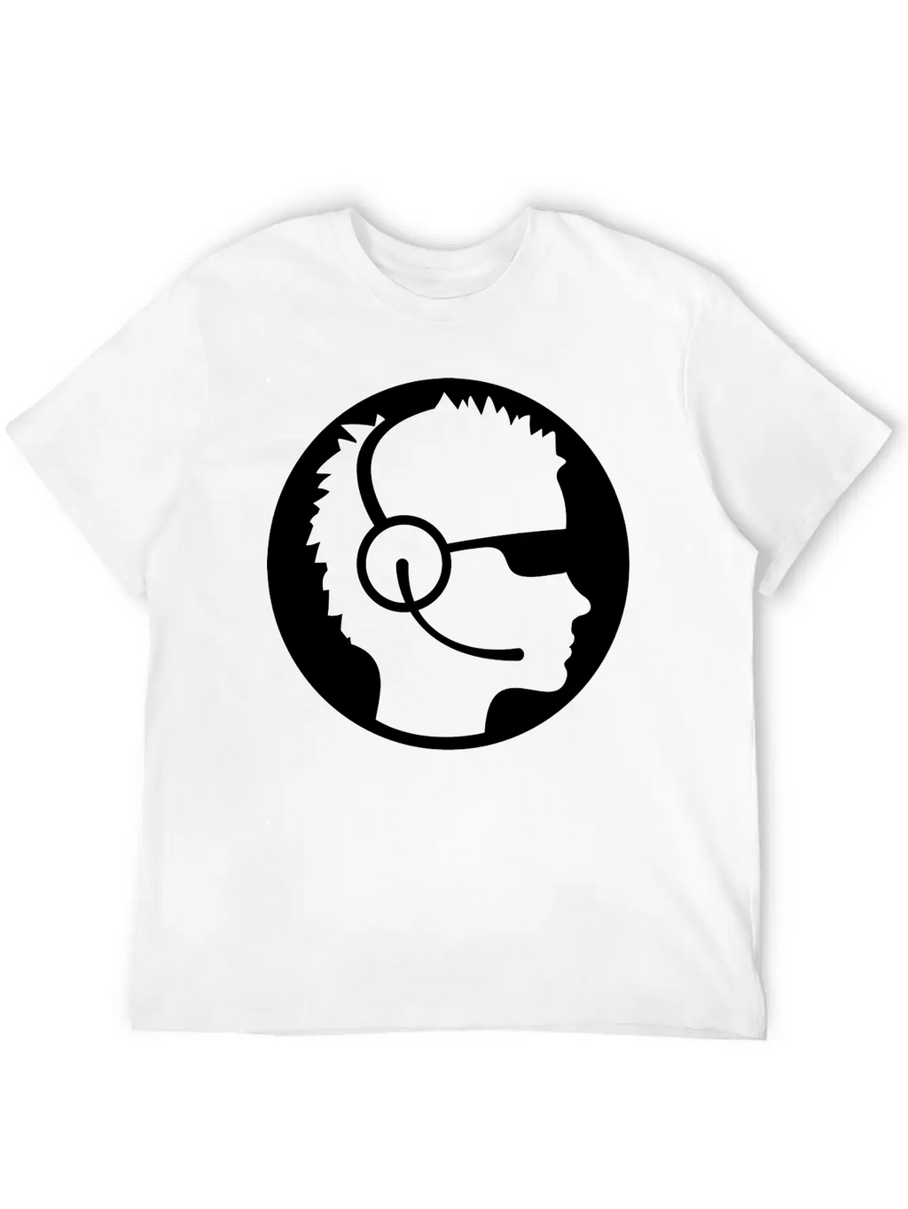 Sunglasses Cool Button Stamp Round Circle Sticker Unisex Casual T-Shirt – Clean Design For Daily Comfort