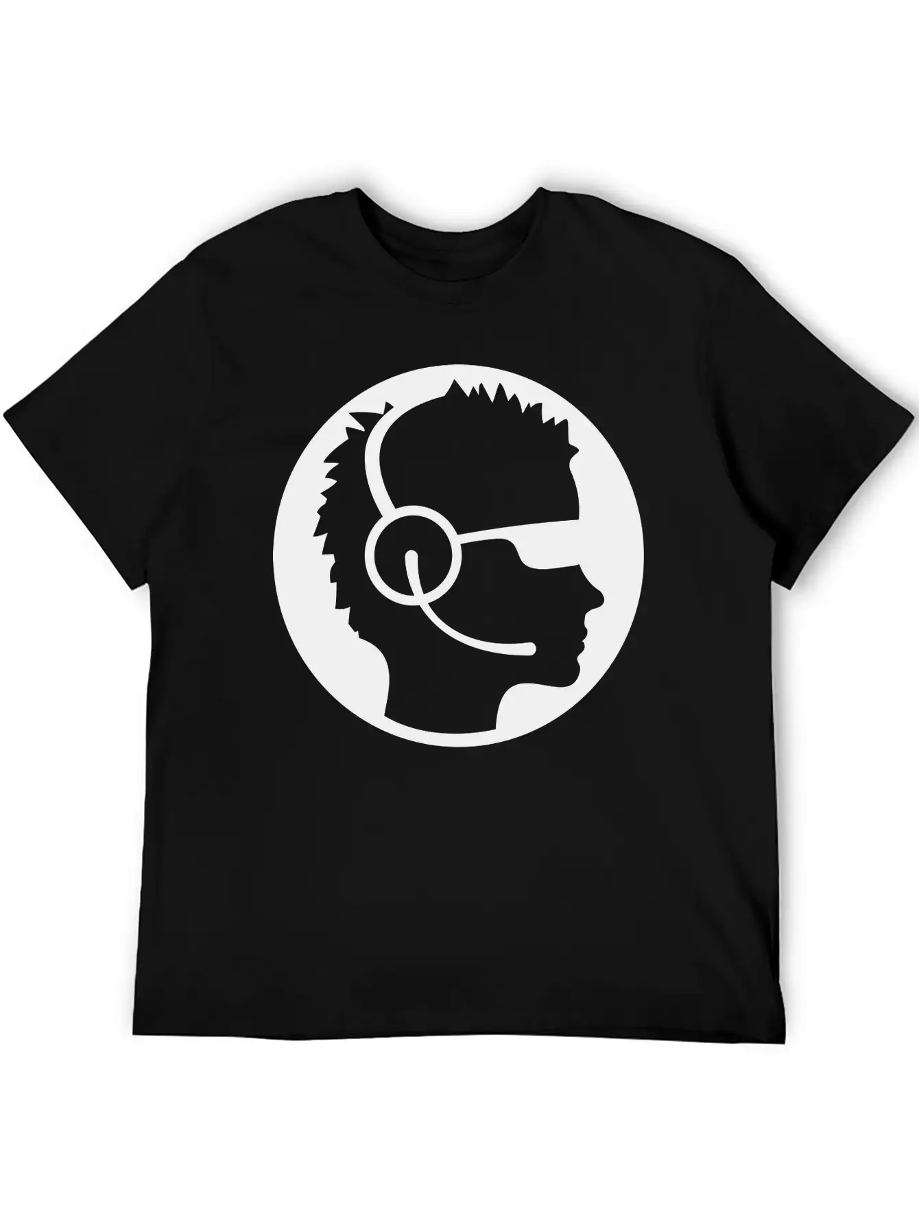 Sunglasses Cool Button Stamp Round Circle Sticker Unisex Casual T-Shirt – Clean Design For Daily Comfort