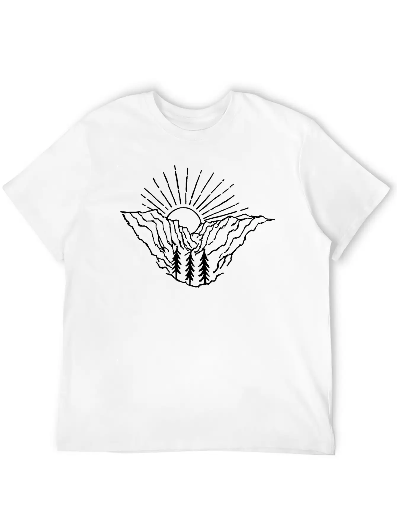 Sunrise Canyon Unisex Casual T-Shirt – Clean Design For Daily Comfort