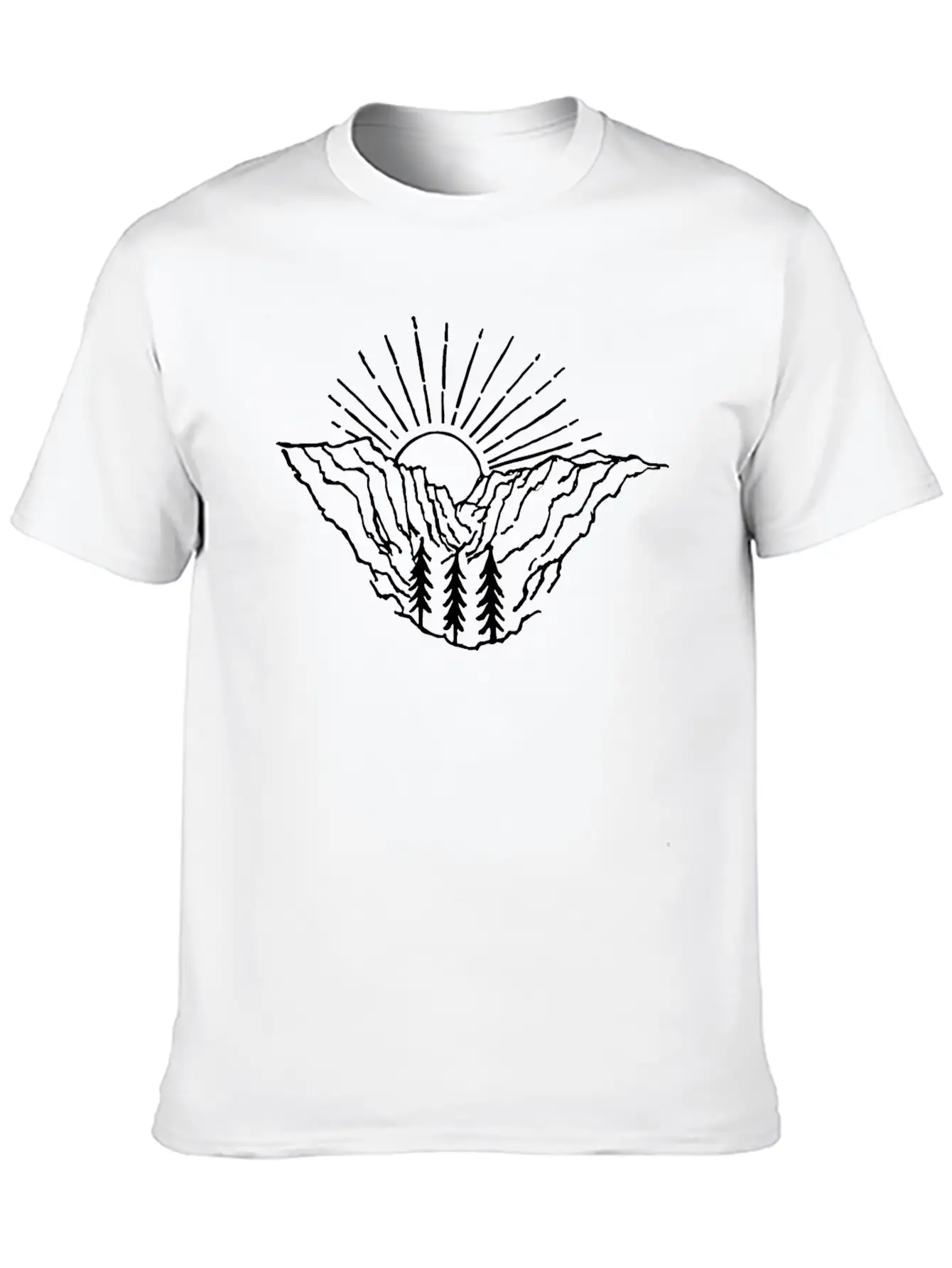 Sunrise Canyon Unisex Casual T-Shirt – Clean Design For Daily Comfort