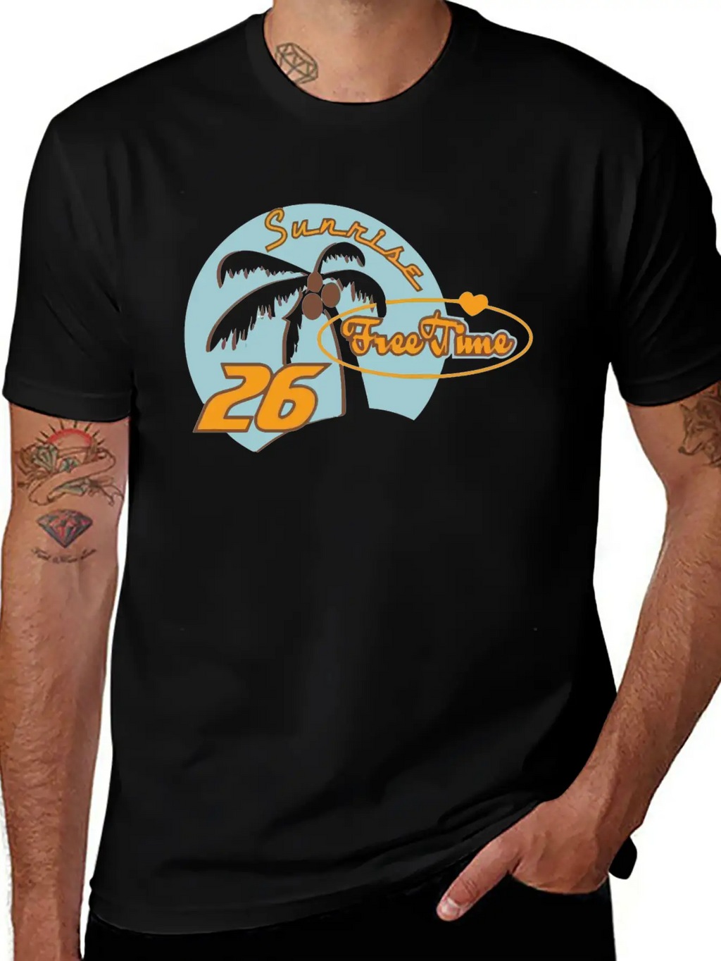 Sunrise Free Time Breathable Soft Cotton T-Shirt – Timeless Casual Look