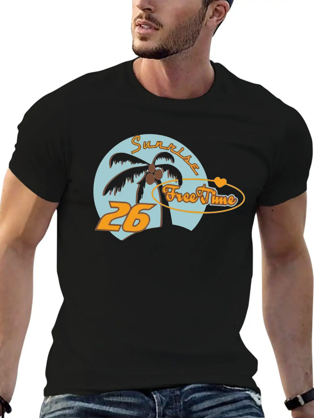 Sunrise Free Time Breathable Soft Cotton T-Shirt – Timeless Casual Look