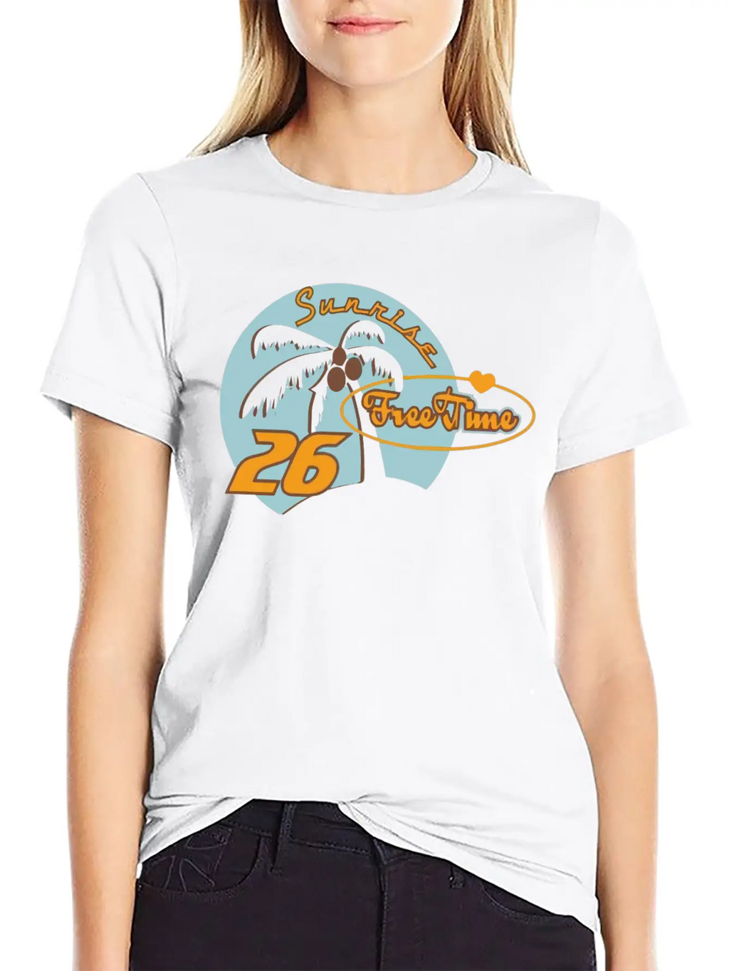 Sunrise Free Time Breathable Soft Cotton T-Shirt – Timeless Casual Look