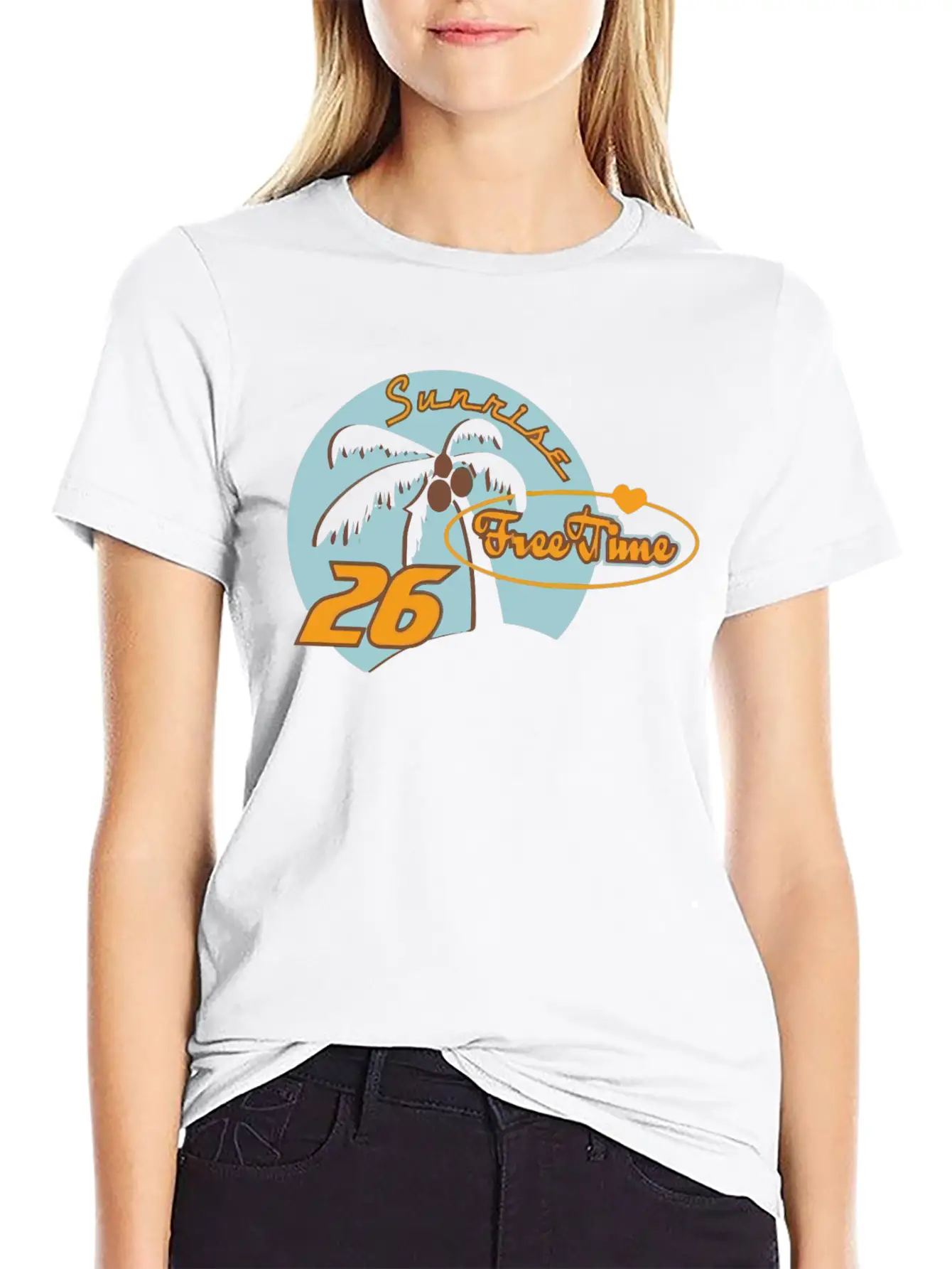Sunrise Free Time Breathable Soft Cotton T-Shirt – Timeless Casual Look