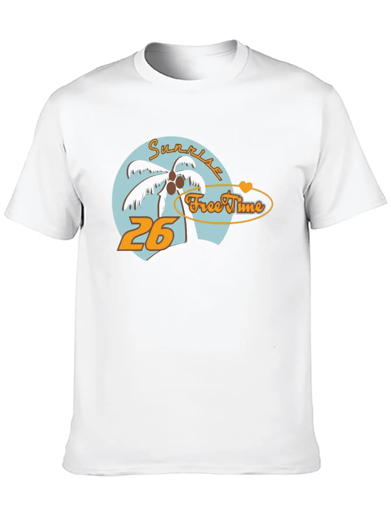 Sunrise Free Time Breathable Soft Cotton T-Shirt – Timeless Casual Look
