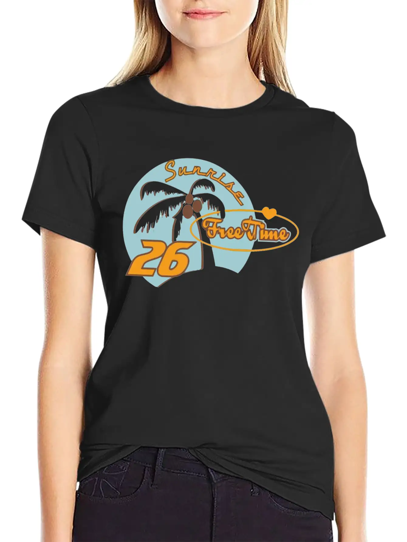 Sunrise Free Time Breathable Soft Cotton T-Shirt – Timeless Casual Look