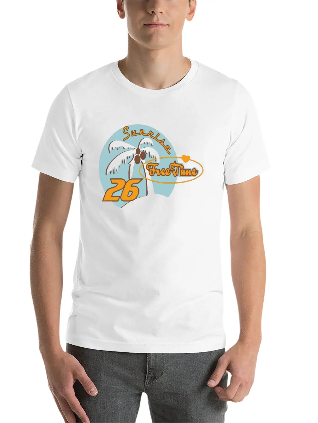 Sunrise Free Time Breathable Soft Cotton T-Shirt – Timeless Casual Look