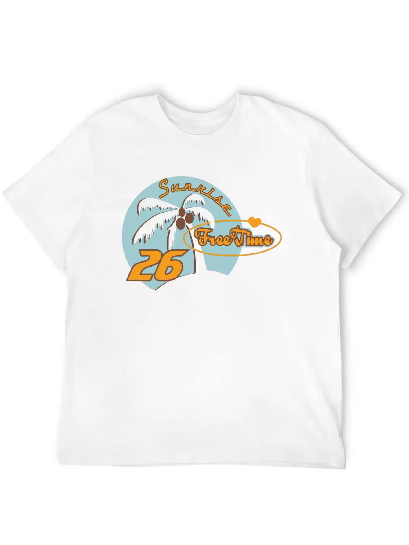 Sunrise Free Time Breathable Soft Cotton T-Shirt – Timeless Casual Look