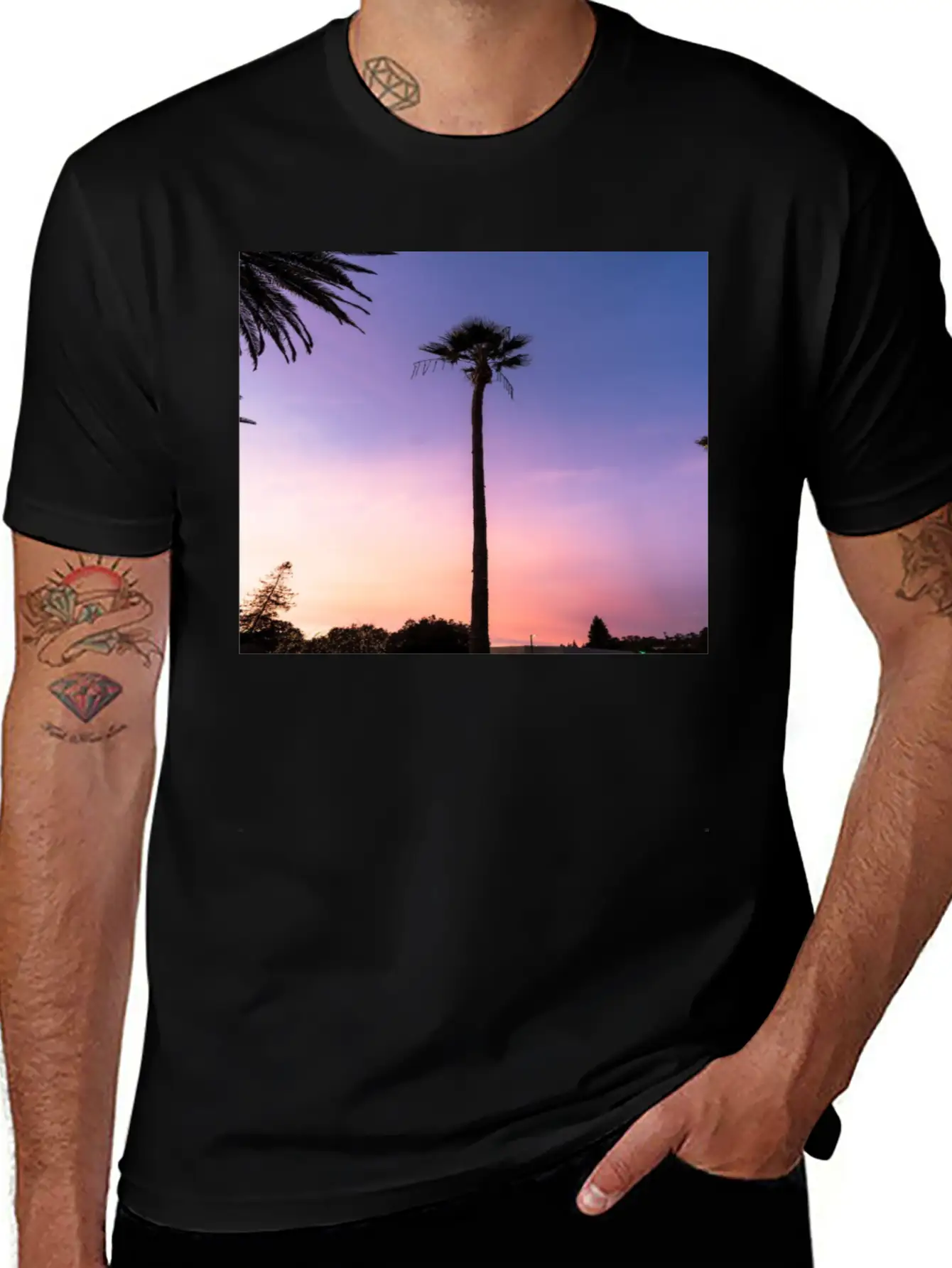 Sunset Classic Fit Graphic Tee For Daily Comfort – Unisex Cotton Shirt