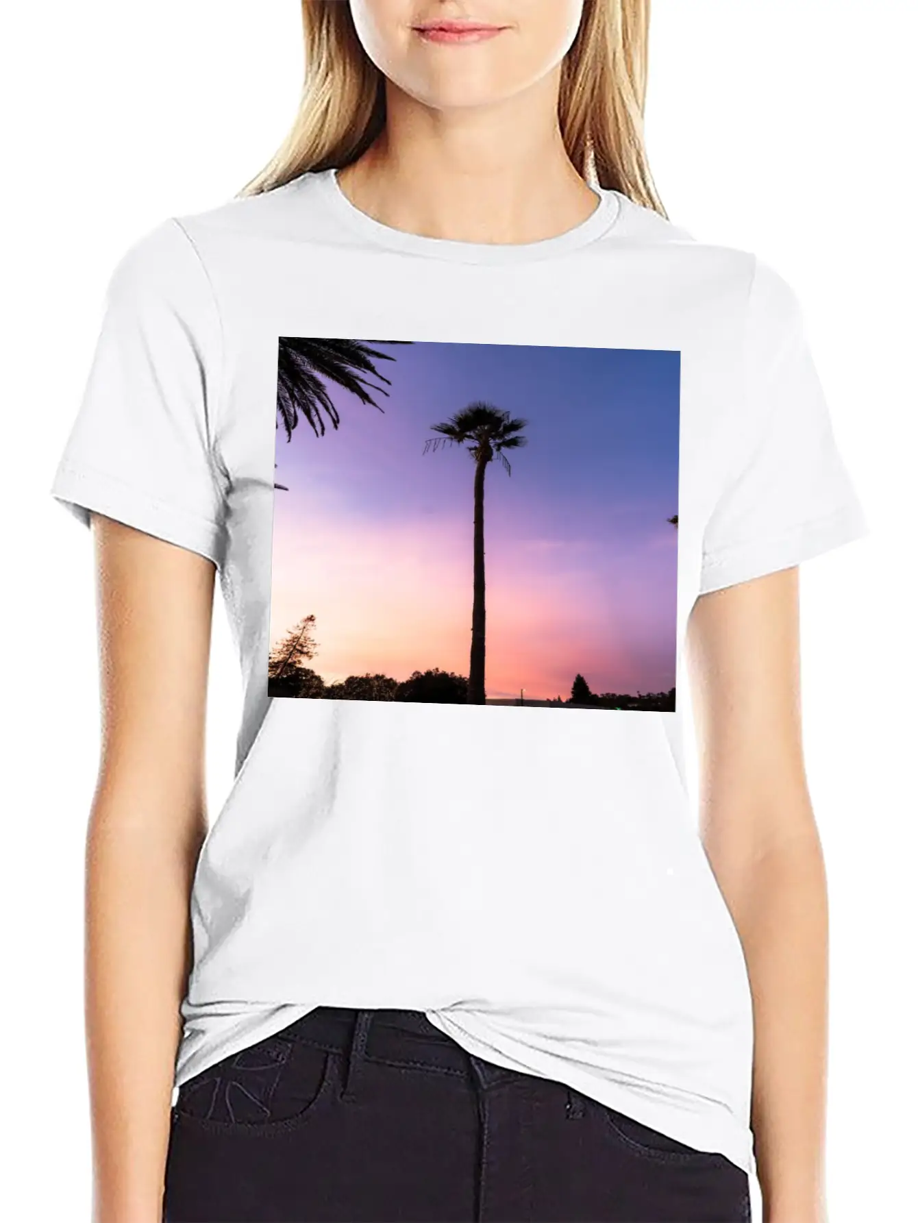 Sunset Classic Fit Graphic Tee For Daily Comfort – Unisex Cotton Shirt