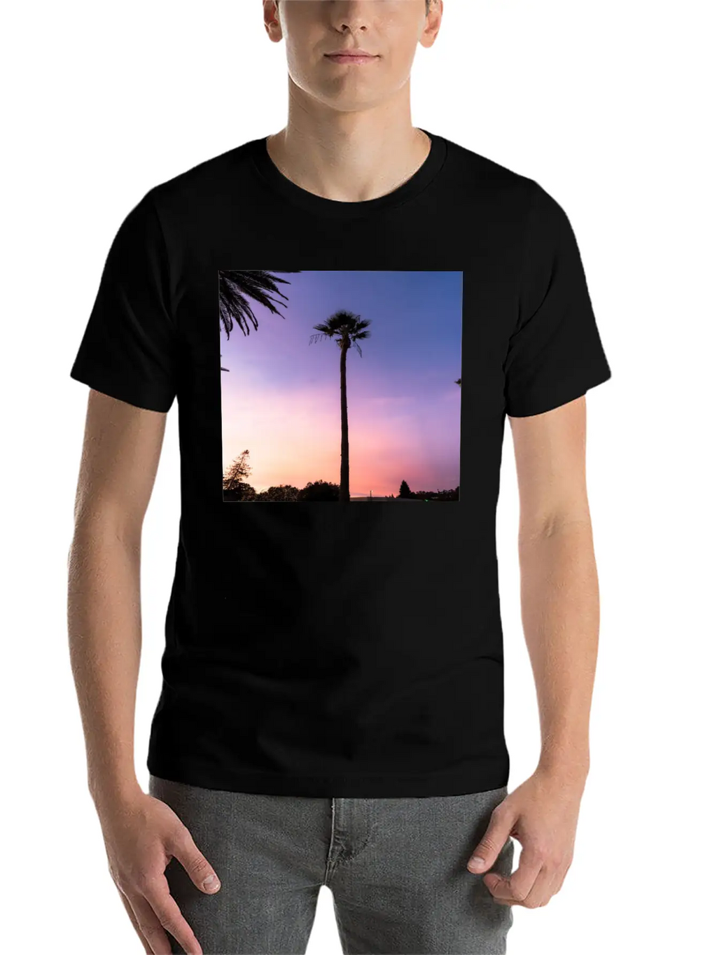 Sunset Classic Fit Graphic Tee For Daily Comfort – Unisex Cotton Shirt