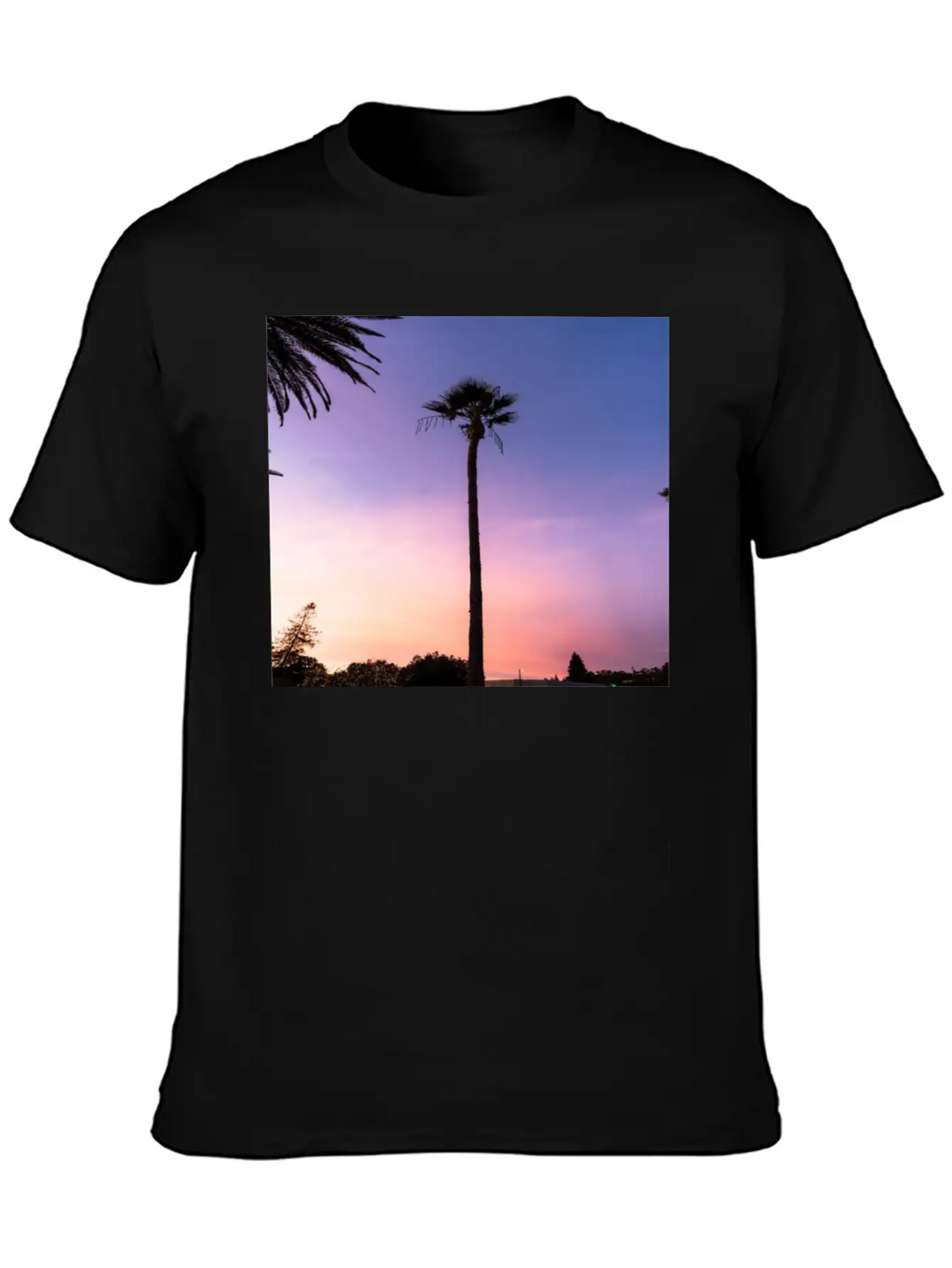 Sunset Classic Fit Graphic Tee For Daily Comfort – Unisex Cotton Shirt