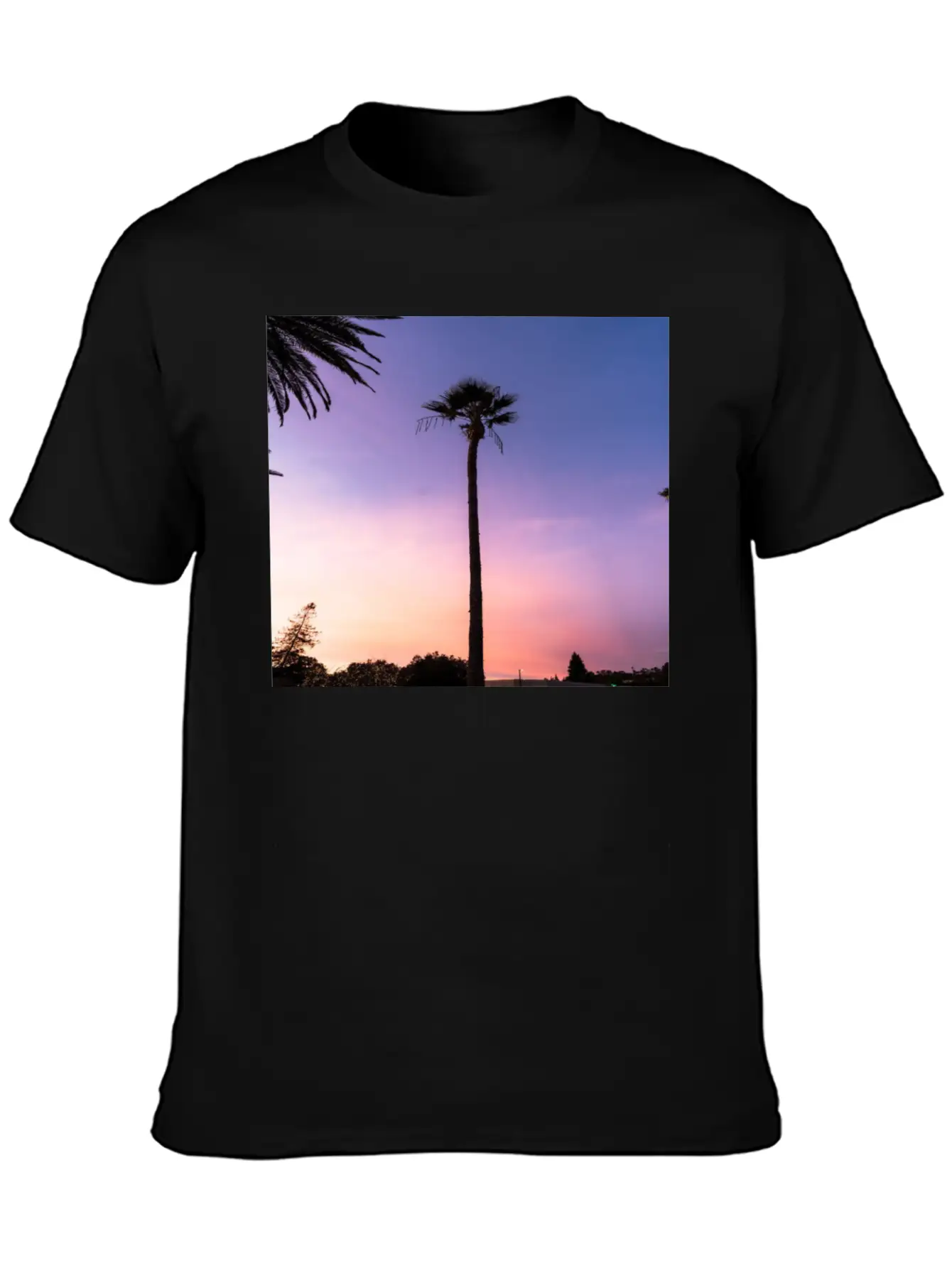 Sunset Classic Fit Graphic Tee For Daily Comfort – Unisex Cotton Shirt
