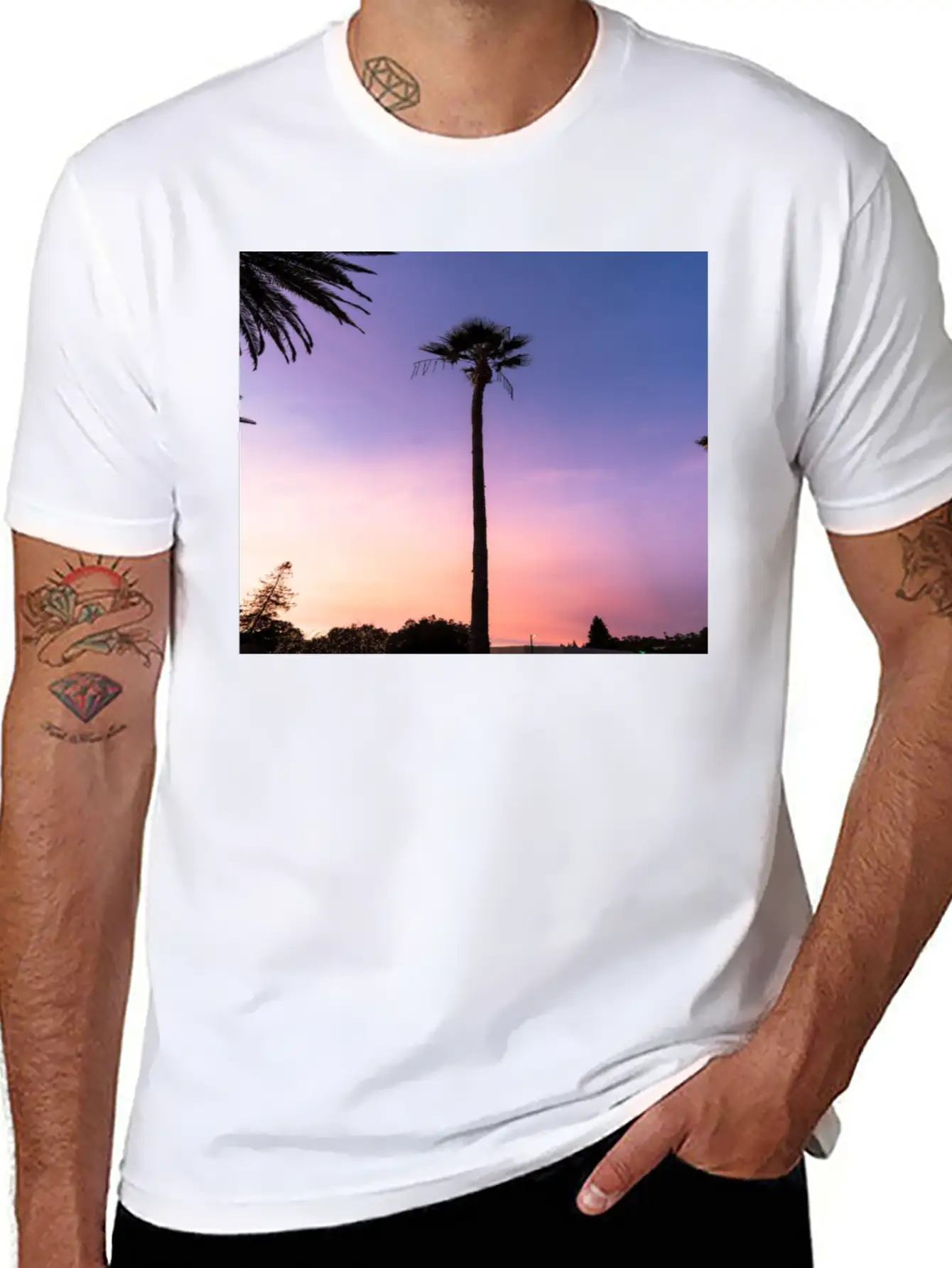 Sunset Classic Fit Graphic Tee For Daily Comfort – Unisex Cotton Shirt