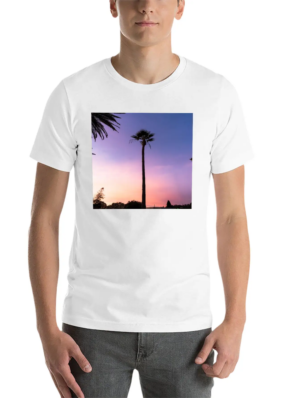 Sunset Classic Fit Graphic Tee For Daily Comfort – Unisex Cotton Shirt