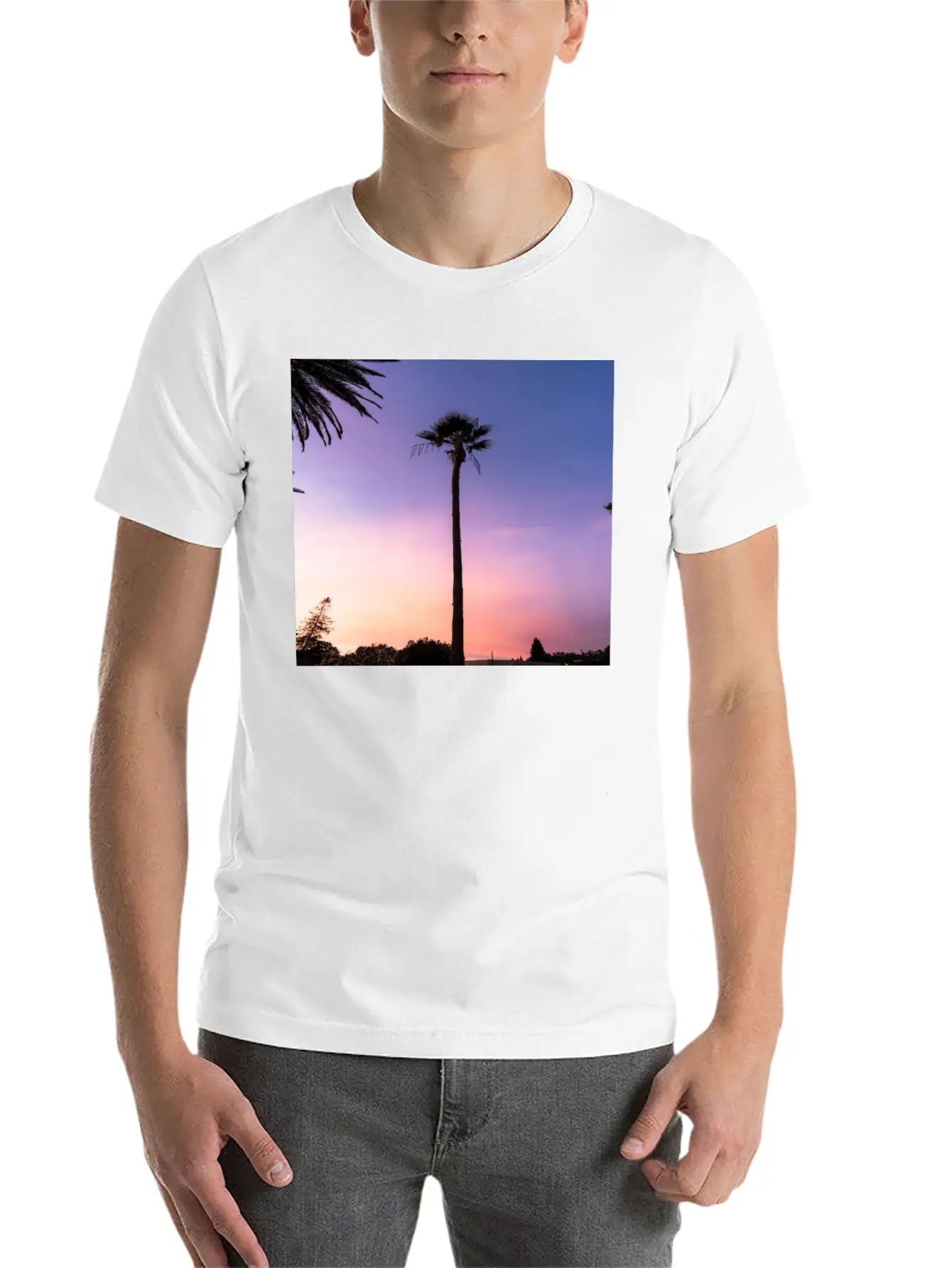 Sunset Classic Fit Graphic Tee For Daily Comfort – Unisex Cotton Shirt