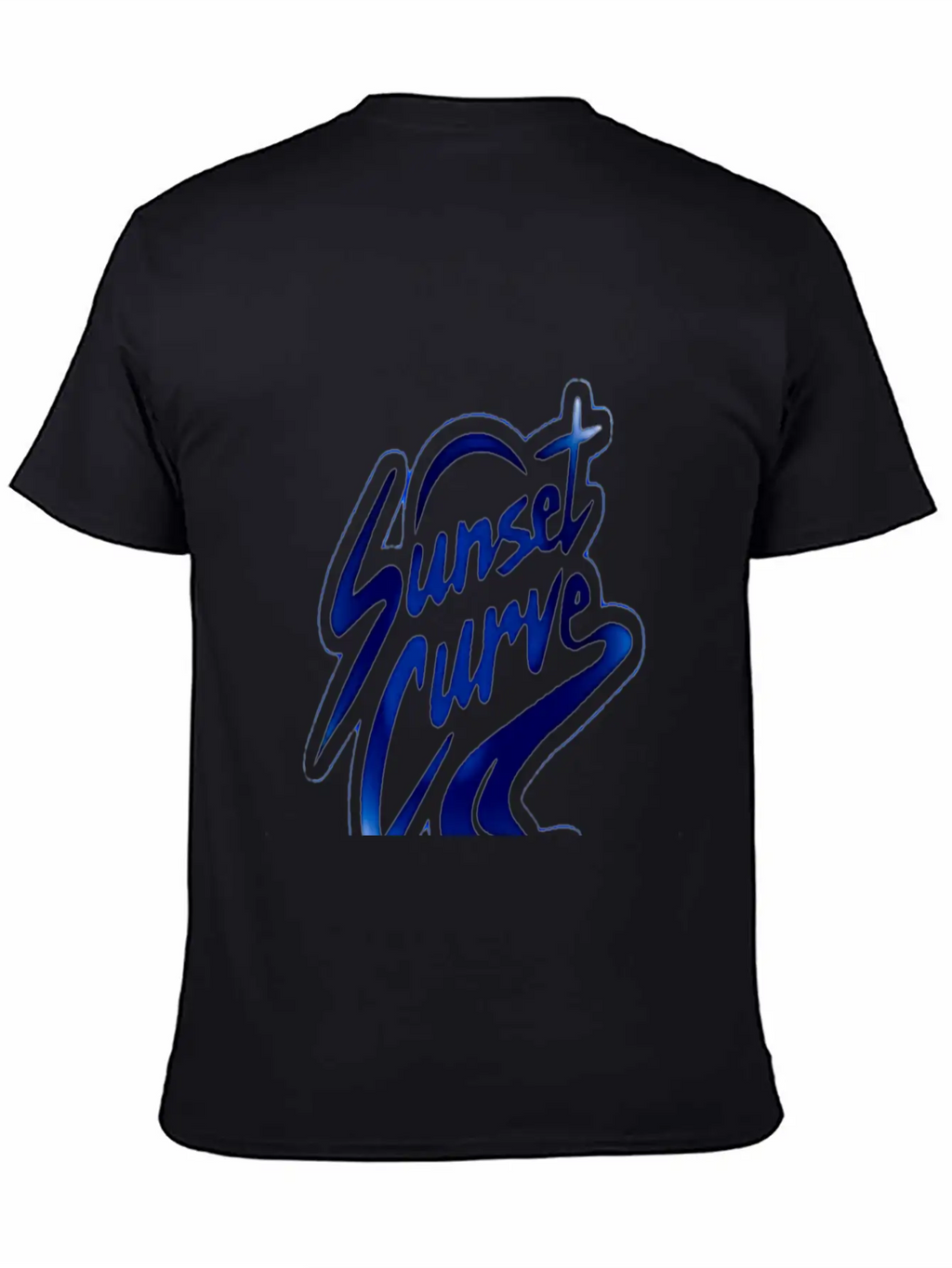 Sunset Curve Unisex Casual T-Shirt – Clean Design For Daily Comfort