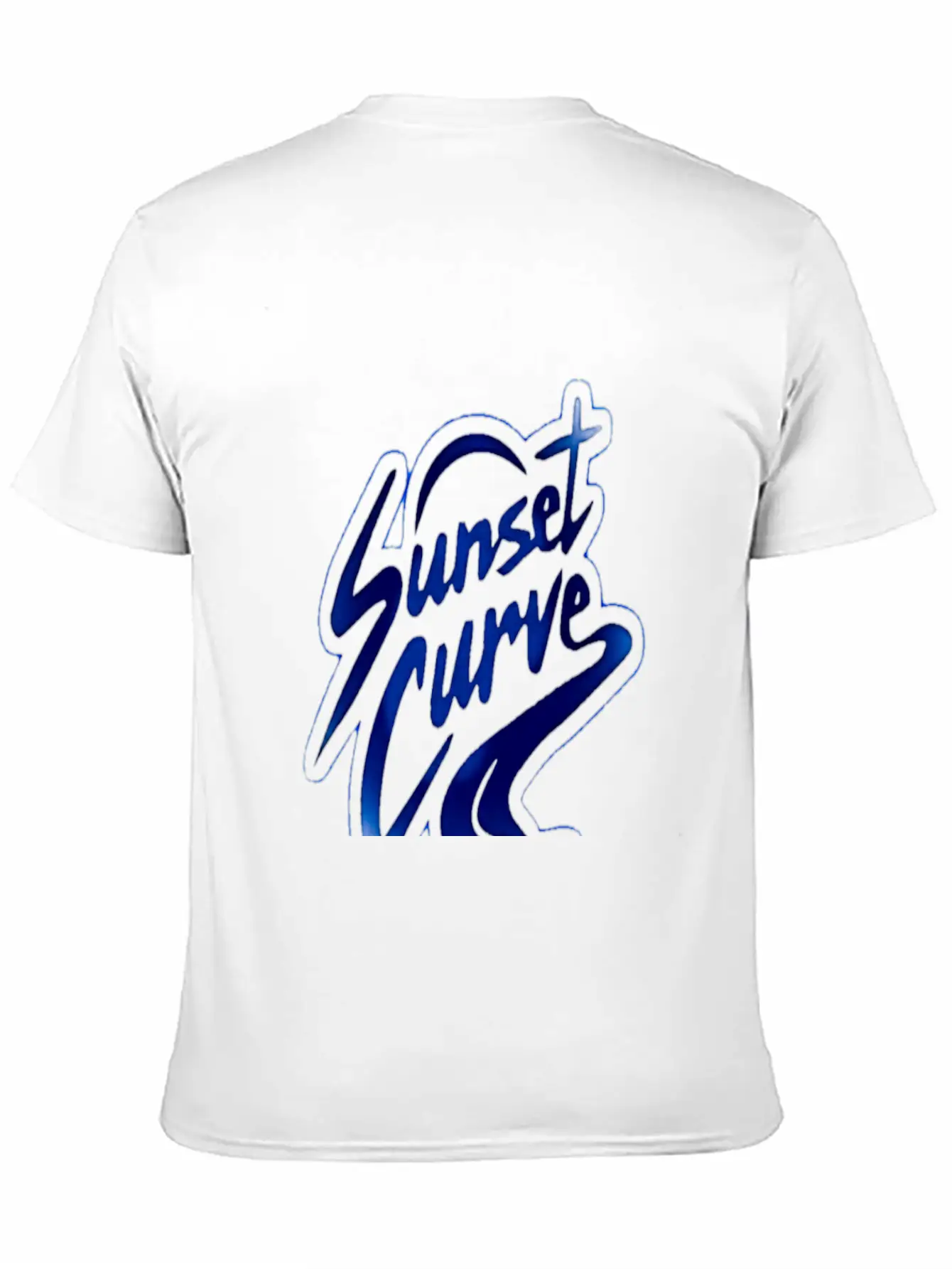 Sunset Curve Unisex Casual T-Shirt – Clean Design For Daily Comfort