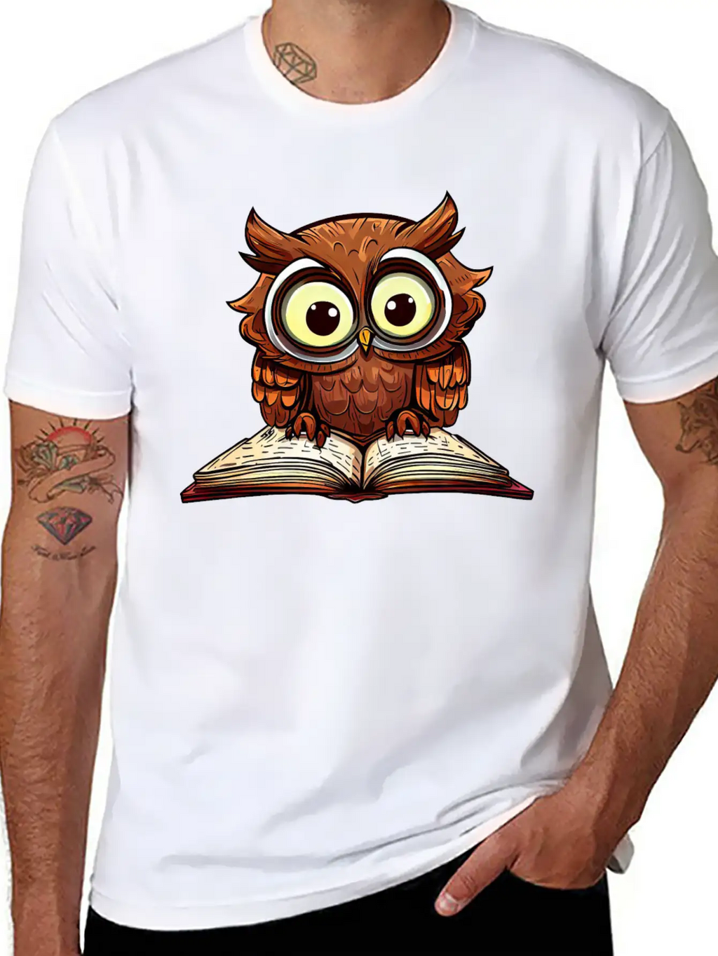 Sunset Design With Brown Bear And Honey Stylish Everyday T-Shirt – Unisex Basic Cotton Tee