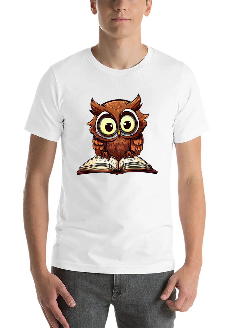Sunset Design With Brown Bear And Honey Stylish Everyday T-Shirt – Unisex Basic Cotton Tee