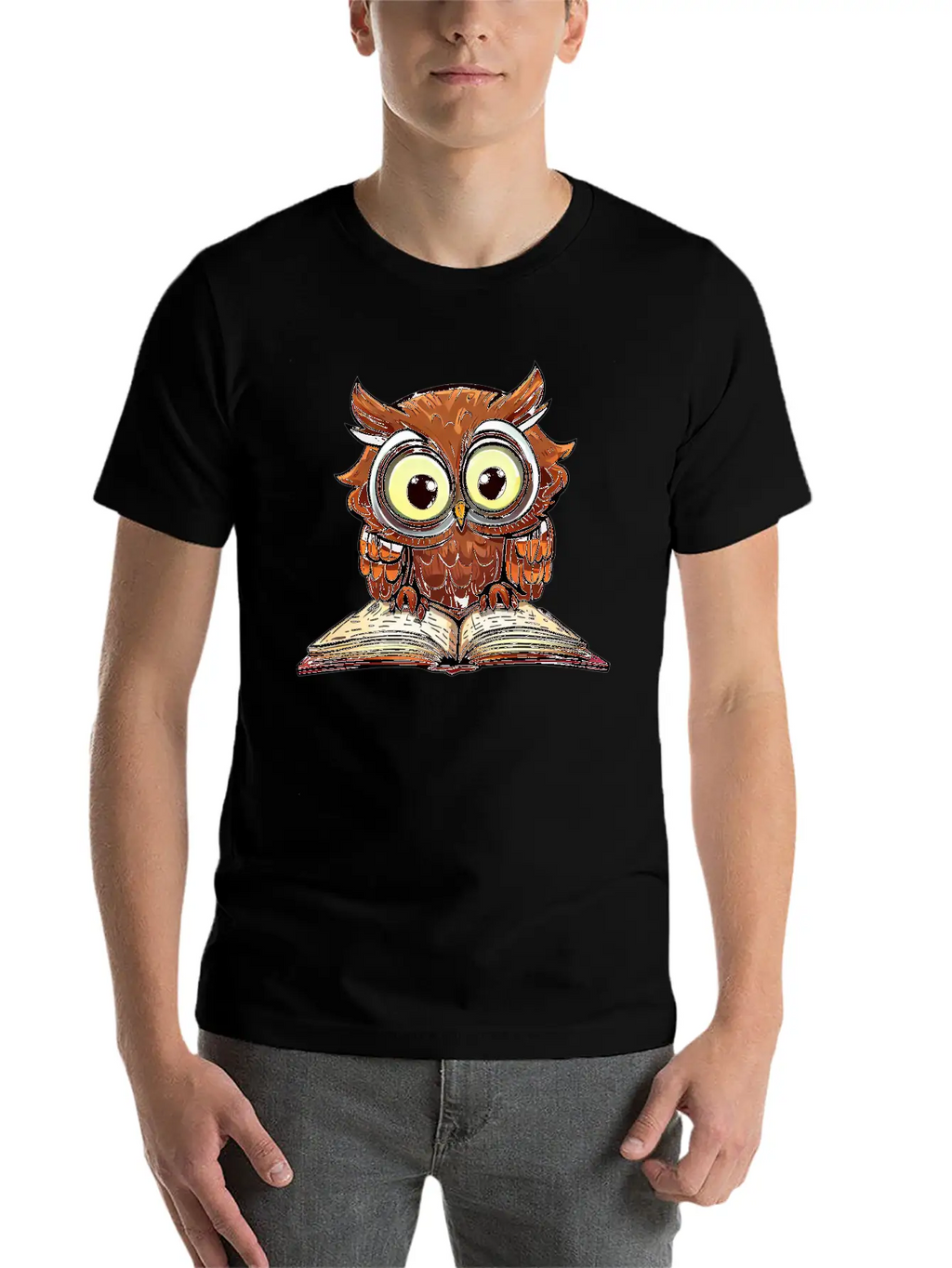 Sunset Design With Brown Bear And Honey Stylish Everyday T-Shirt – Unisex Basic Cotton Tee