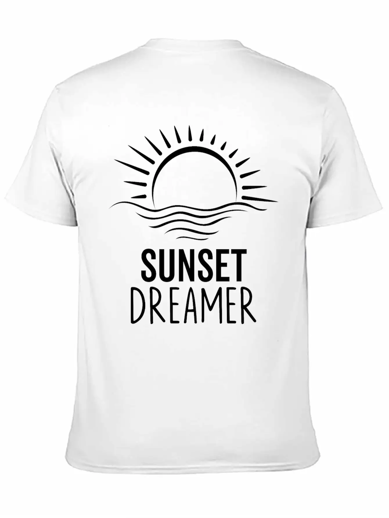 Sunset Dreamer Breathable Soft Cotton T-Shirt – Timeless Casual Look