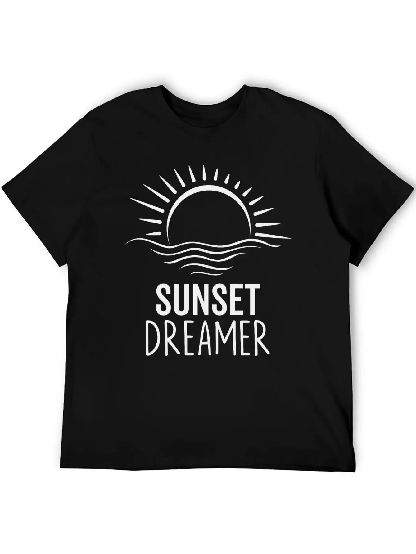 Sunset Dreamer Breathable Soft Cotton T-Shirt – Timeless Casual Look