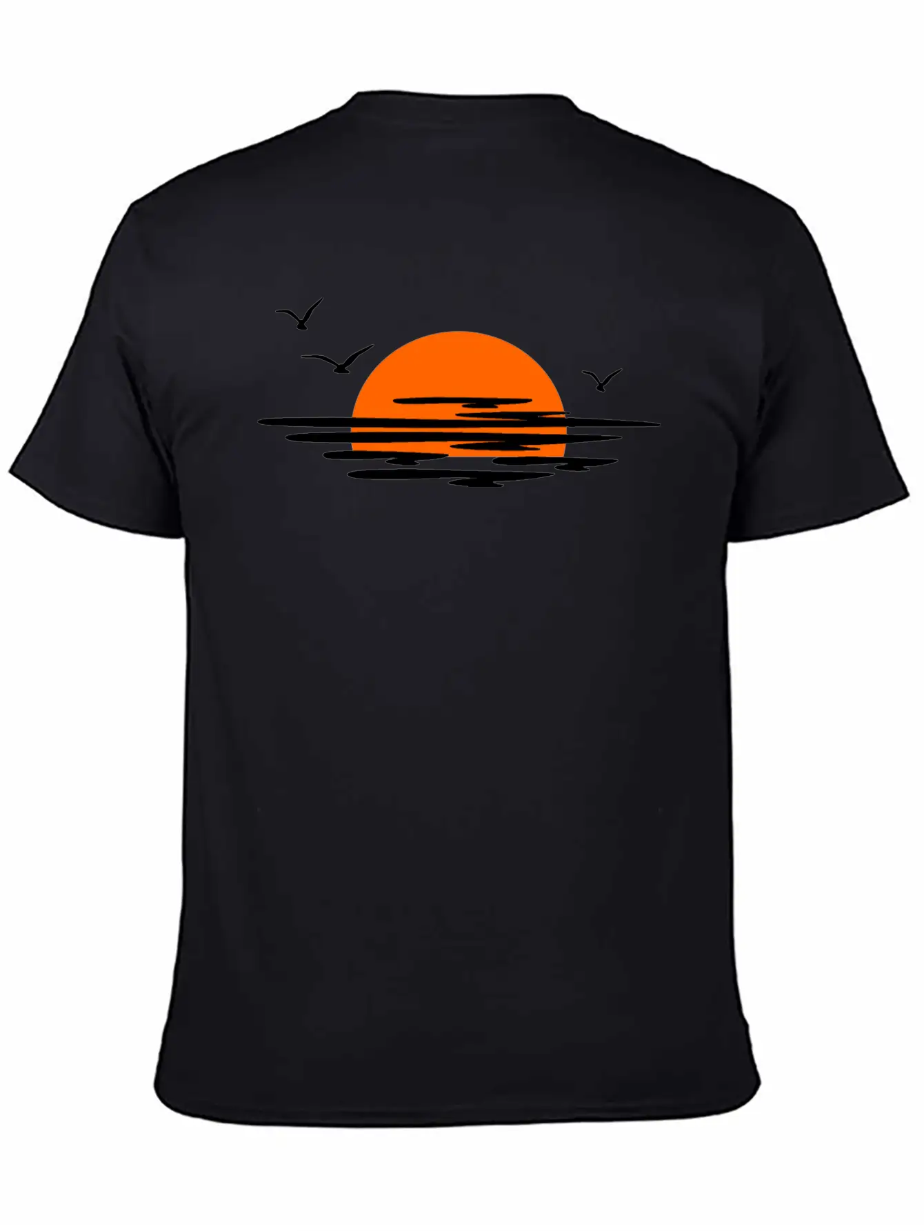 Sunset Essential Cotton Tee For Daily Outfits – Unisex Style