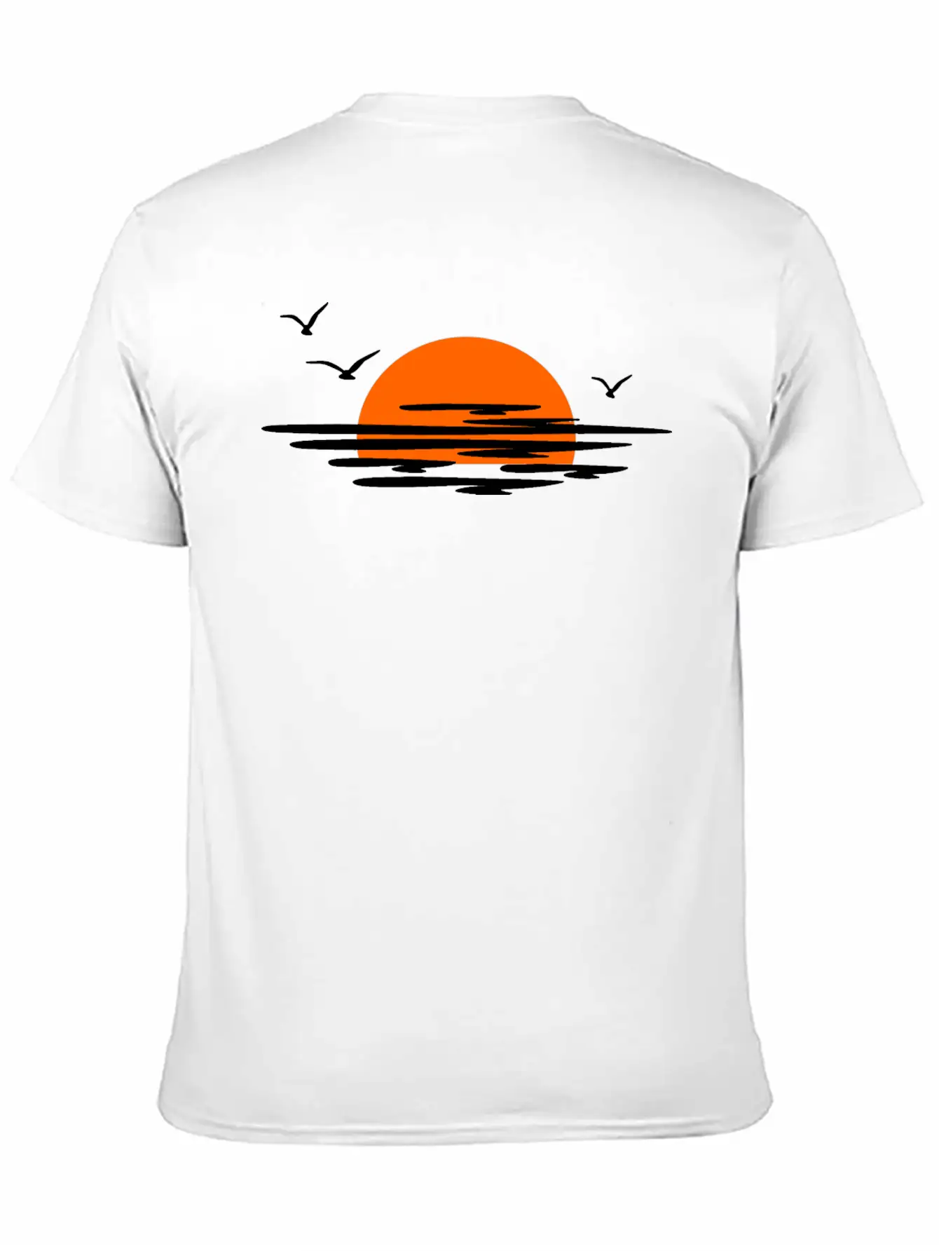 Sunset Essential Cotton Tee For Daily Outfits – Unisex Style