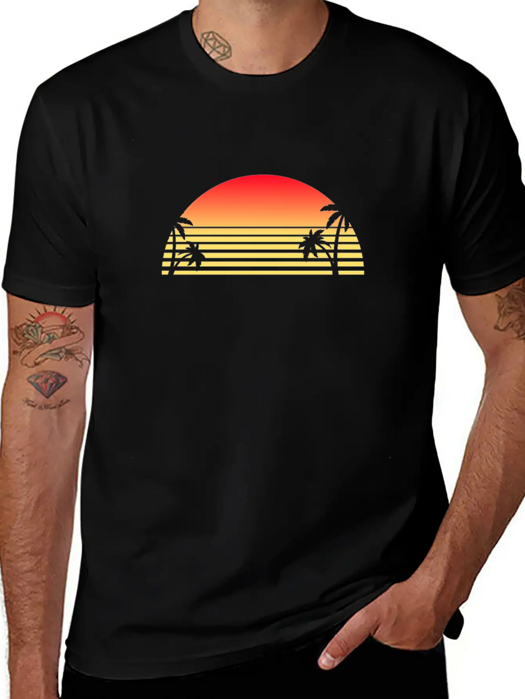 Sunset Unisex Short Sleeve Soft Cotton T-Shirt – Casual Everyday Wear