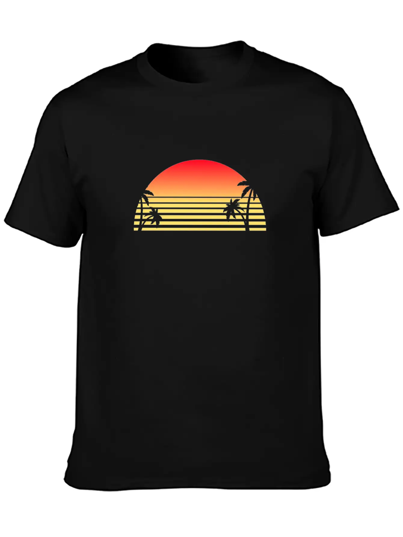 Sunset Unisex Short Sleeve Soft Cotton T-Shirt – Casual Everyday Wear